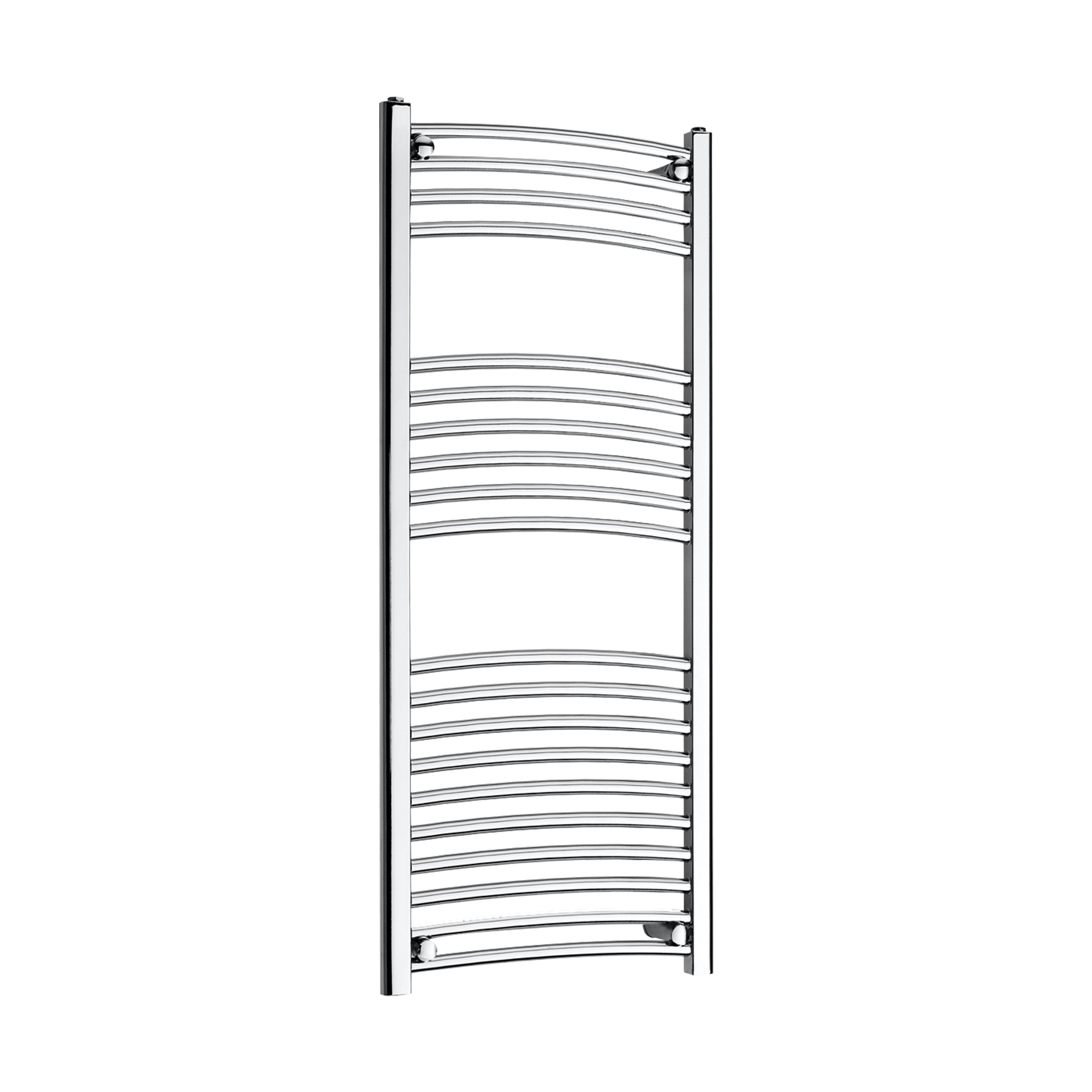 Arno Heated Towel Rail Chrome Curved Ladder - Various Sizes