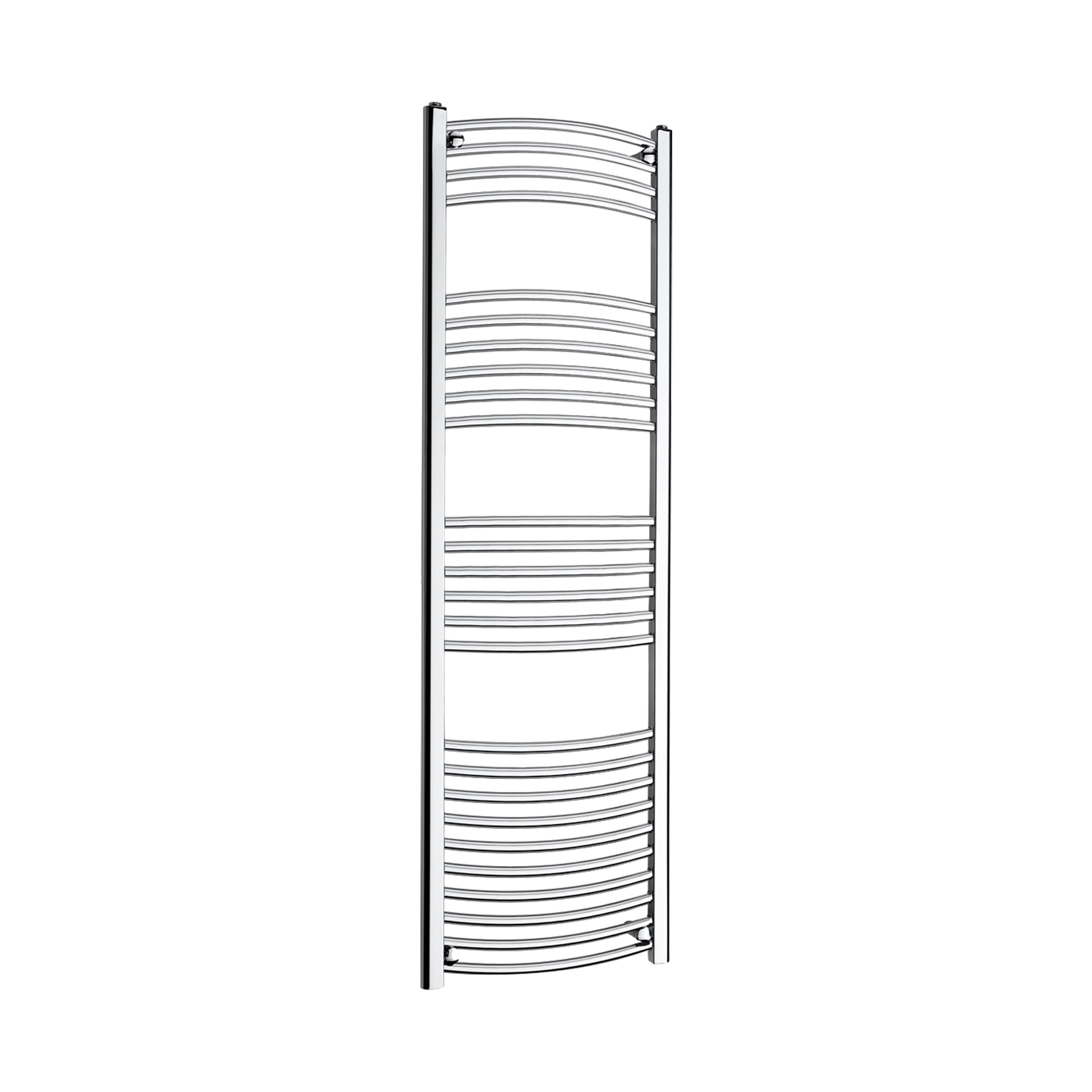 Arno Heated Towel Rail 1600 x 300mm Curved Ladder -  Chrome 