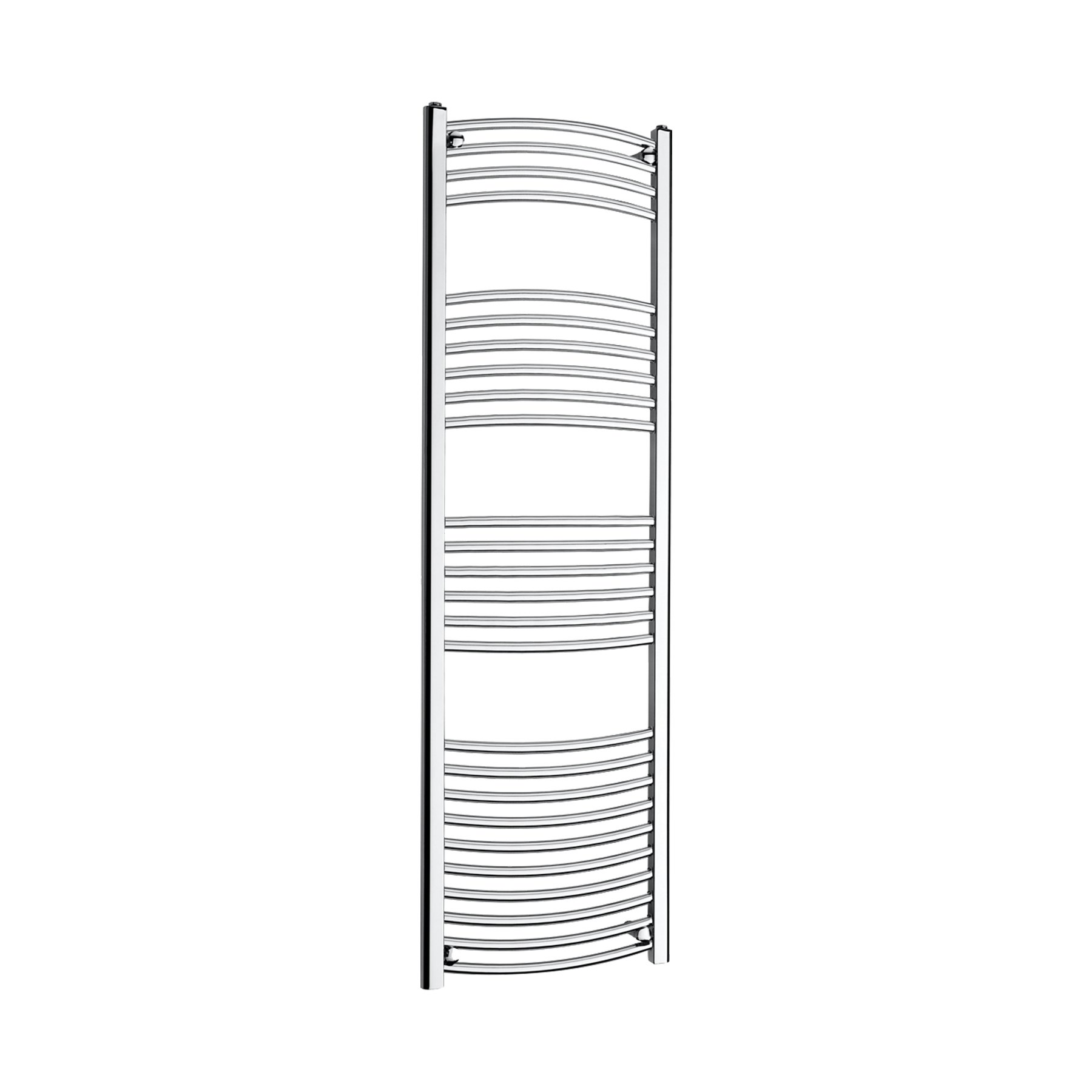 Arno Heated Towel Rail 1600 x 400mm Curved Ladder -  Chrome 