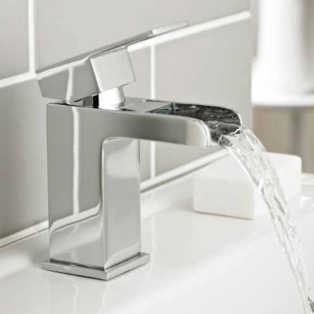 Kartell Phase Mono Basin Mixer Tap with Free Push Button Waste