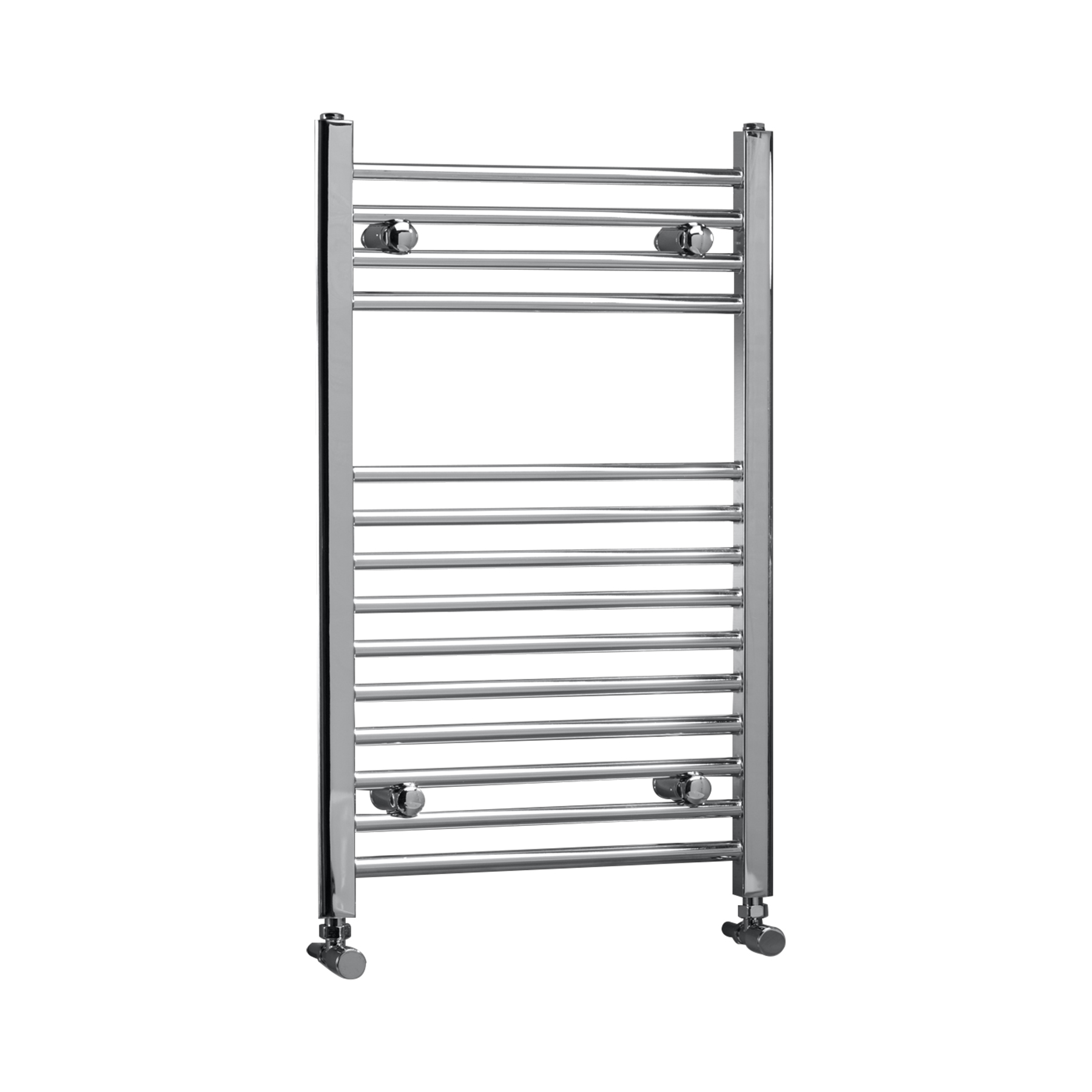 Arno Heated Towel Rail 800 x 300mm Straight Ladder -  Chrome 