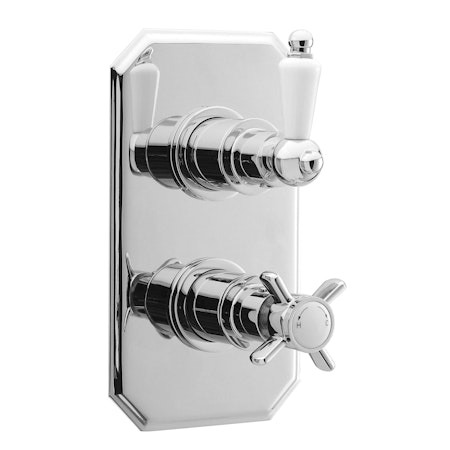 Nuie Concealed  Twin Thermostatic Shower Valve