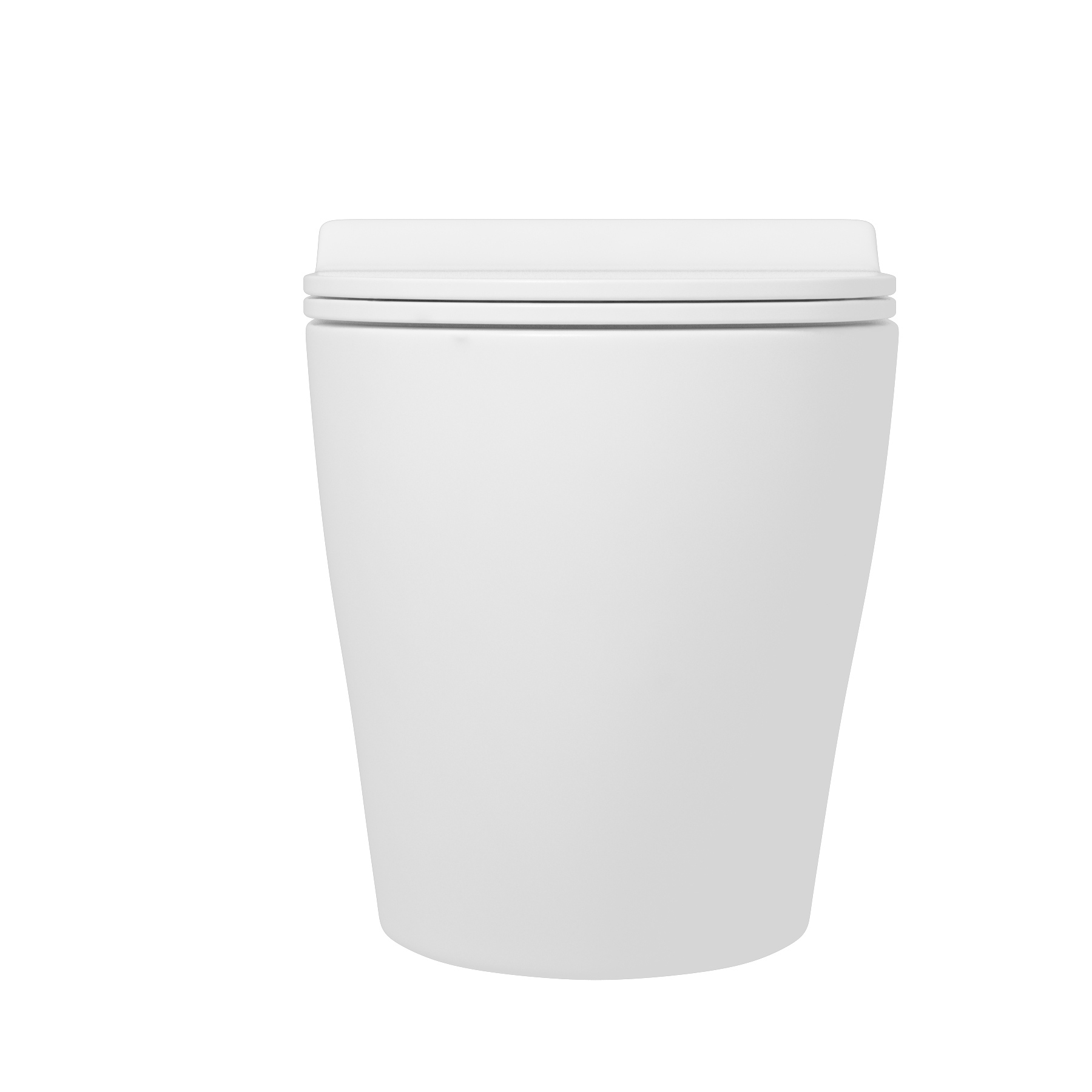 Elva Comfort Height Rimless Back to Wall Toilet Pan and Slim Soft Close Seat with Concealed Cistern