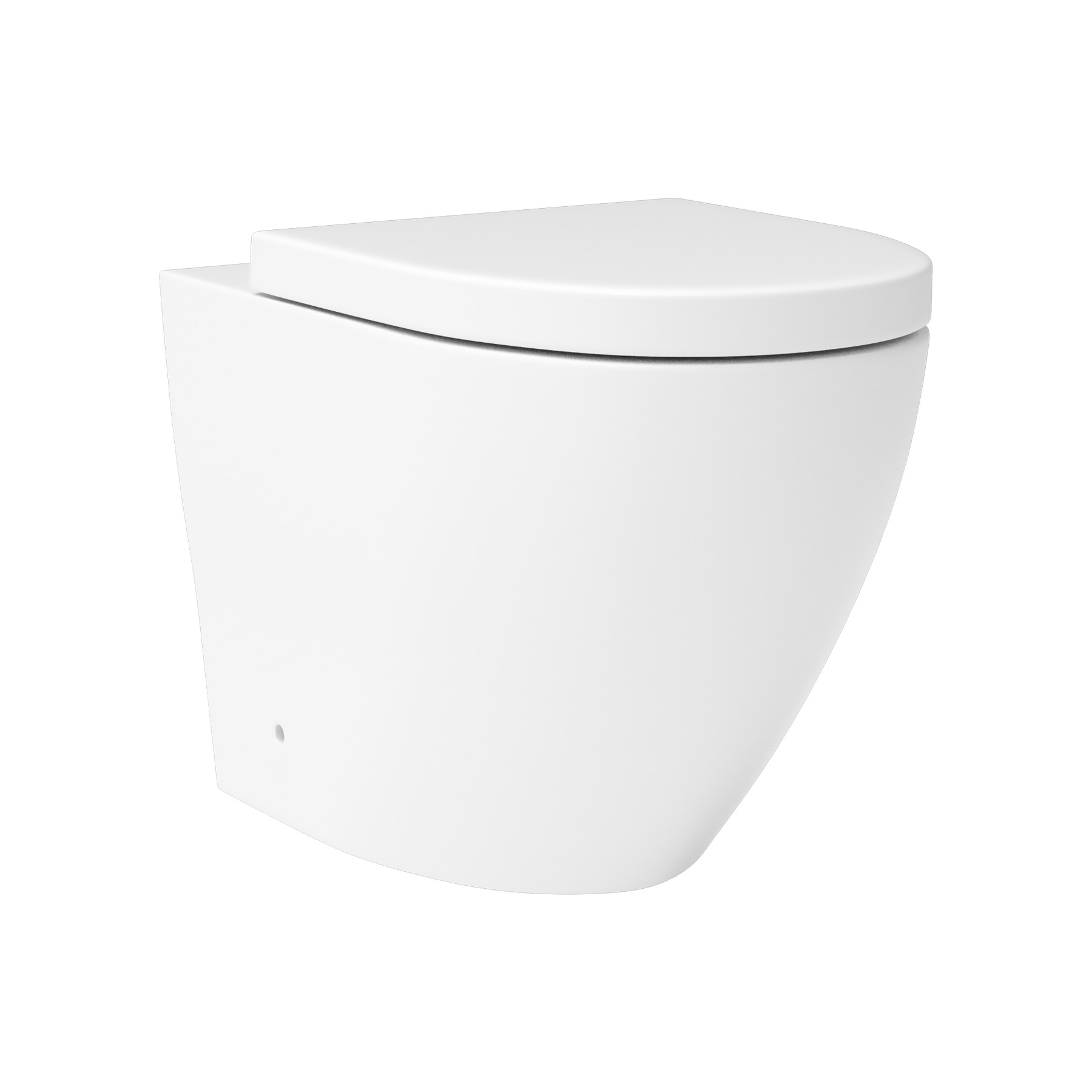 Back to Wall Rimless Toilet Pan with Soft Close Seat & Concealed Cistern - Elva