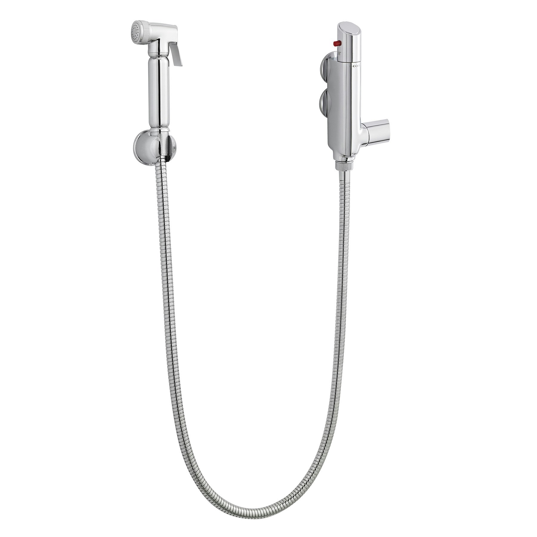 Nuie Chrome Douche Spray Kit & Thermostatic Valve Royal Bathrooms