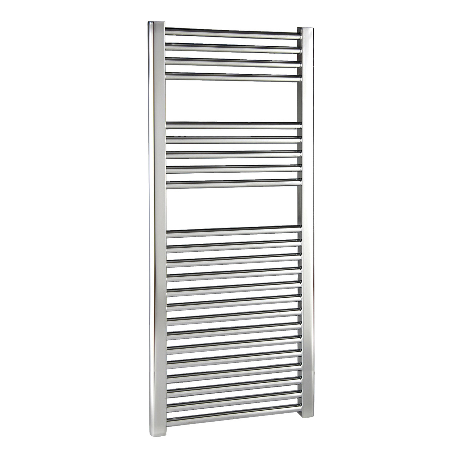Arno Heated Towel Rail 1100 x 500mm Straight Ladder - Chrome