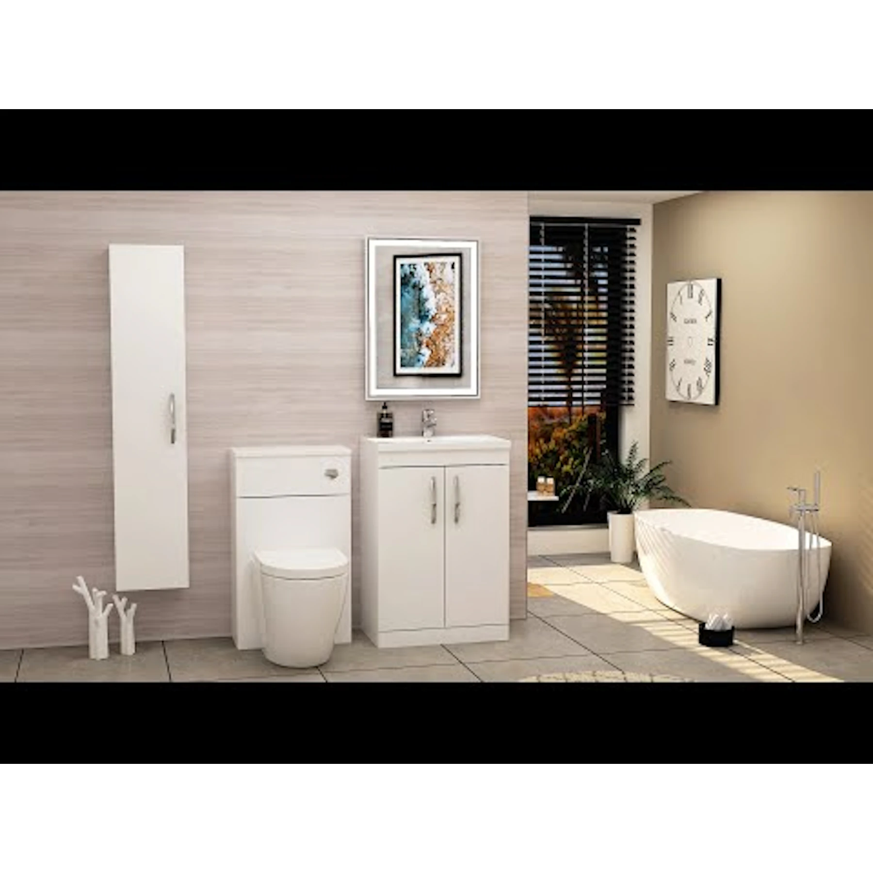 Elena Wc Rak Toilet And RAK - Elena Back To Wall WC Pan With Soft Close Seat At ...