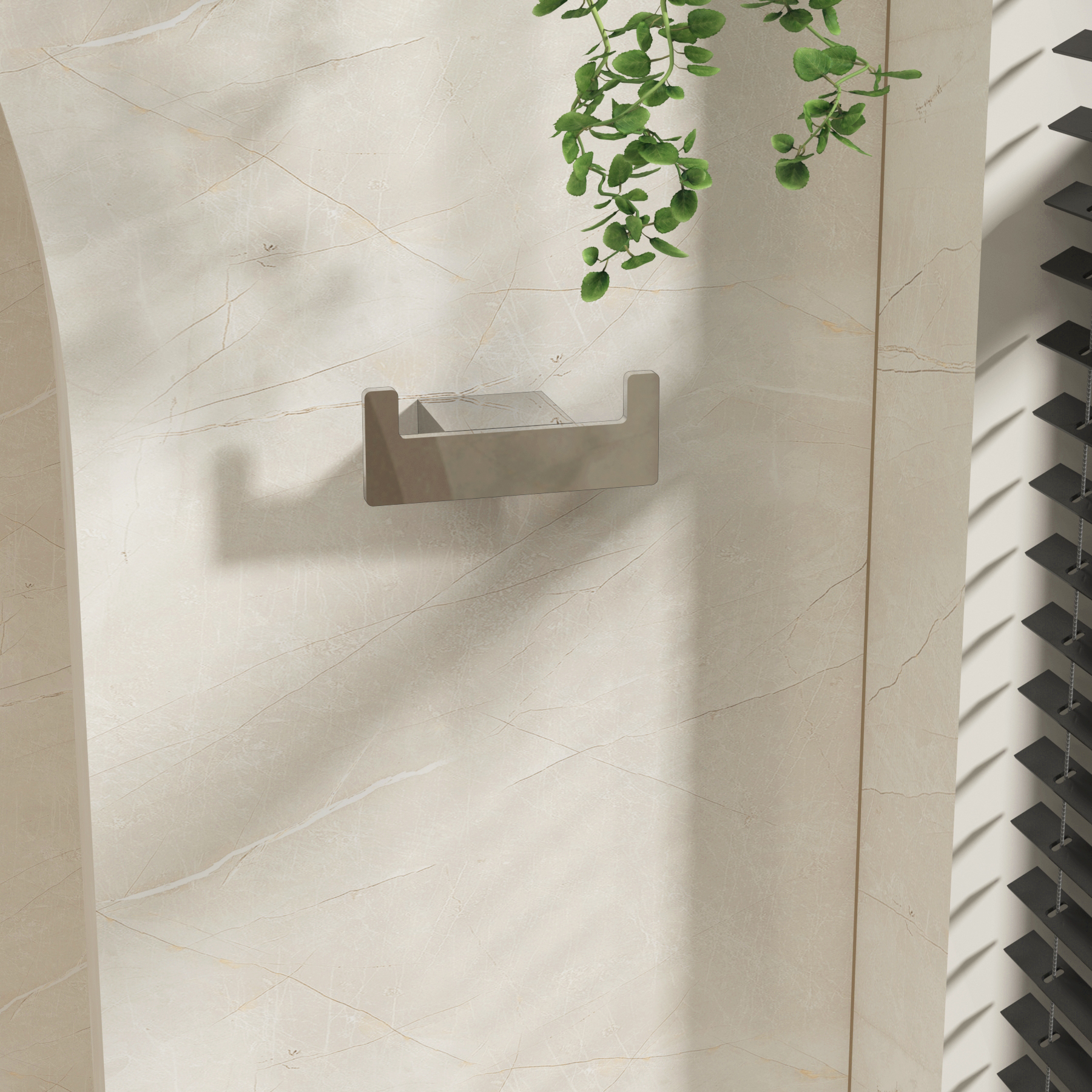 Chrome Wall Mounted Robe Hook