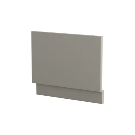 Modena Straight Bath MDF End Panel 700mm - Satin Grey