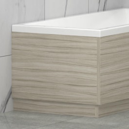 Turin 750mm Beachwood MDF End Bath Panel - Wooden | Royal Bathrooms