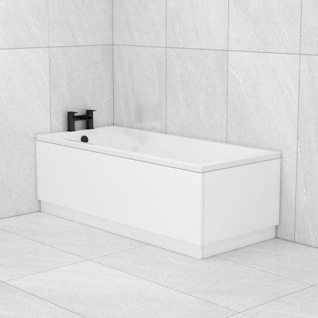 Cesar Acrylic Single Ended Square Edged bath Tub - Various Sizes