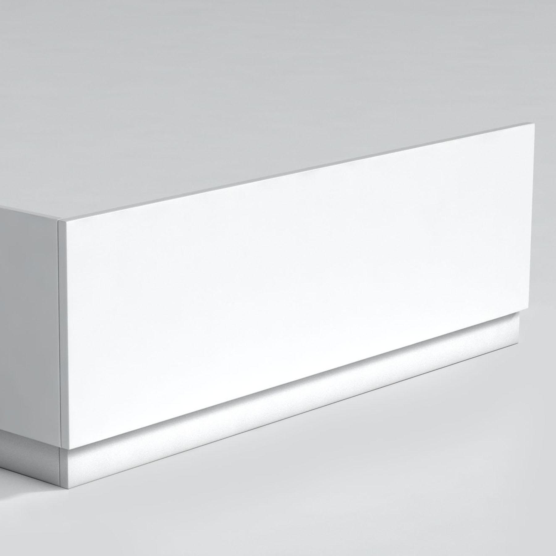 Cesar Acrylic Square Single Ended Bath 1500 x 700mm Inc MDF Front Panel