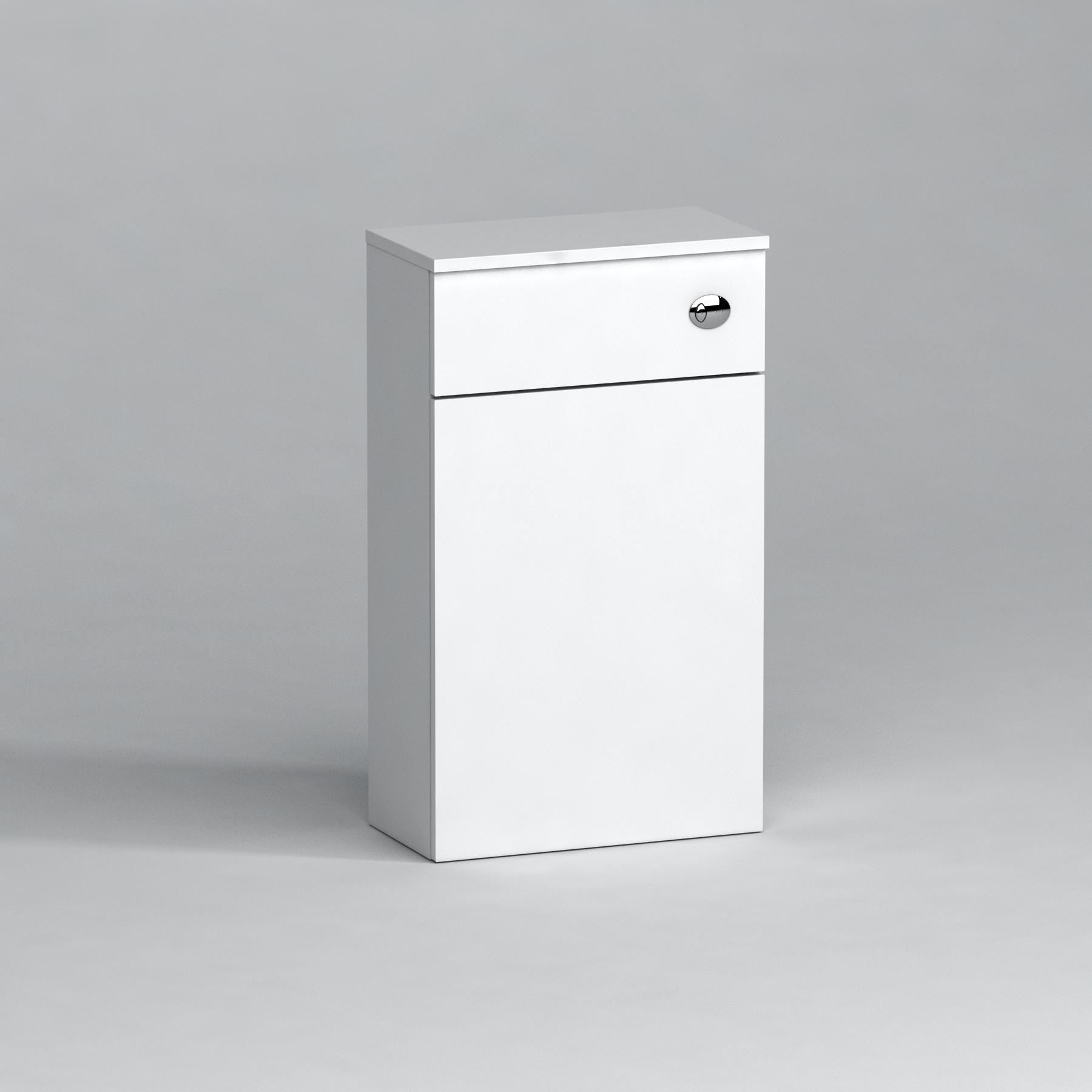 Turin 500mm Gloss White BTW  Back to Wall Toilet Unit