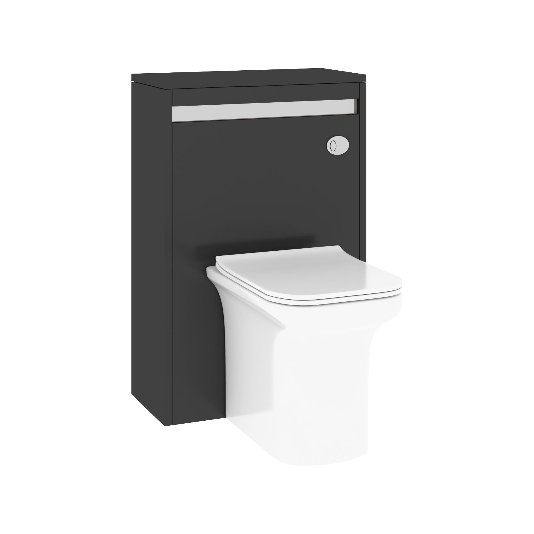 Orion 540mm BTW WC Unit With Rimless Toilet Seat - Multiple Colours, Various Pans & Accent Trims