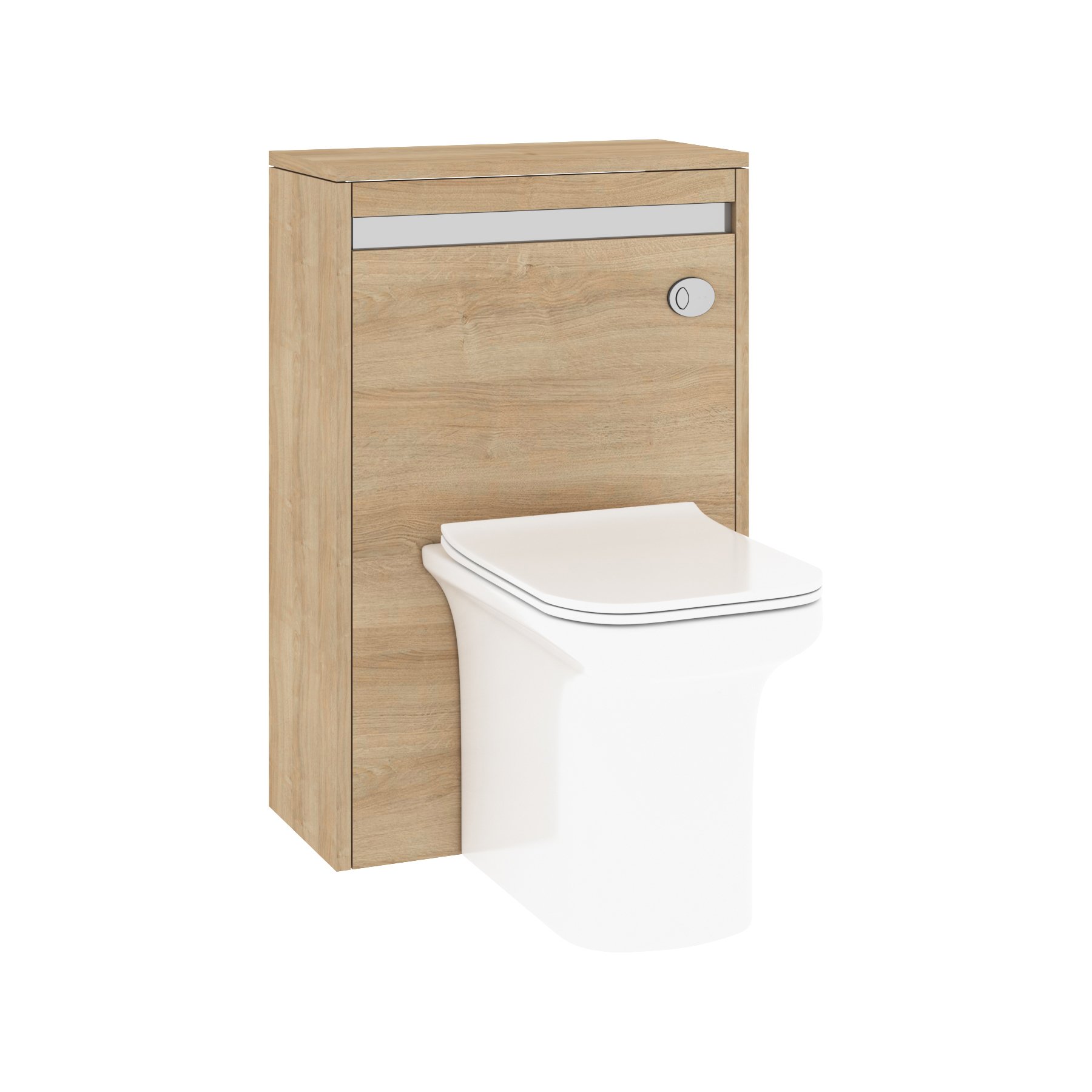 Orion 540mm BTW WC Unit With Rimless Toilet Seat - Multiple Colours, Various Pans & Accent Trims