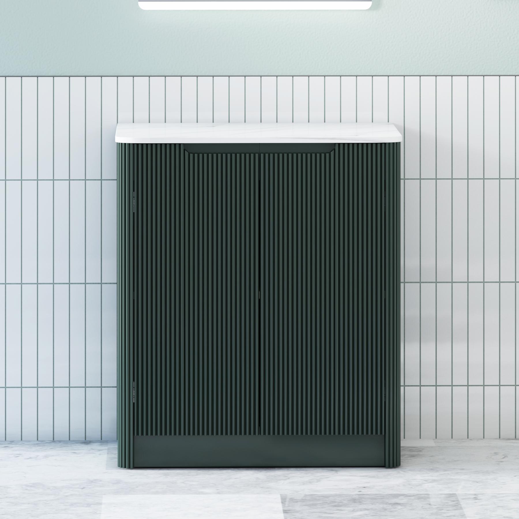 Avenza 2 Door Floor Standing Vanity Unit – Multiple Sizes, Colours, Worktop & Basins Options