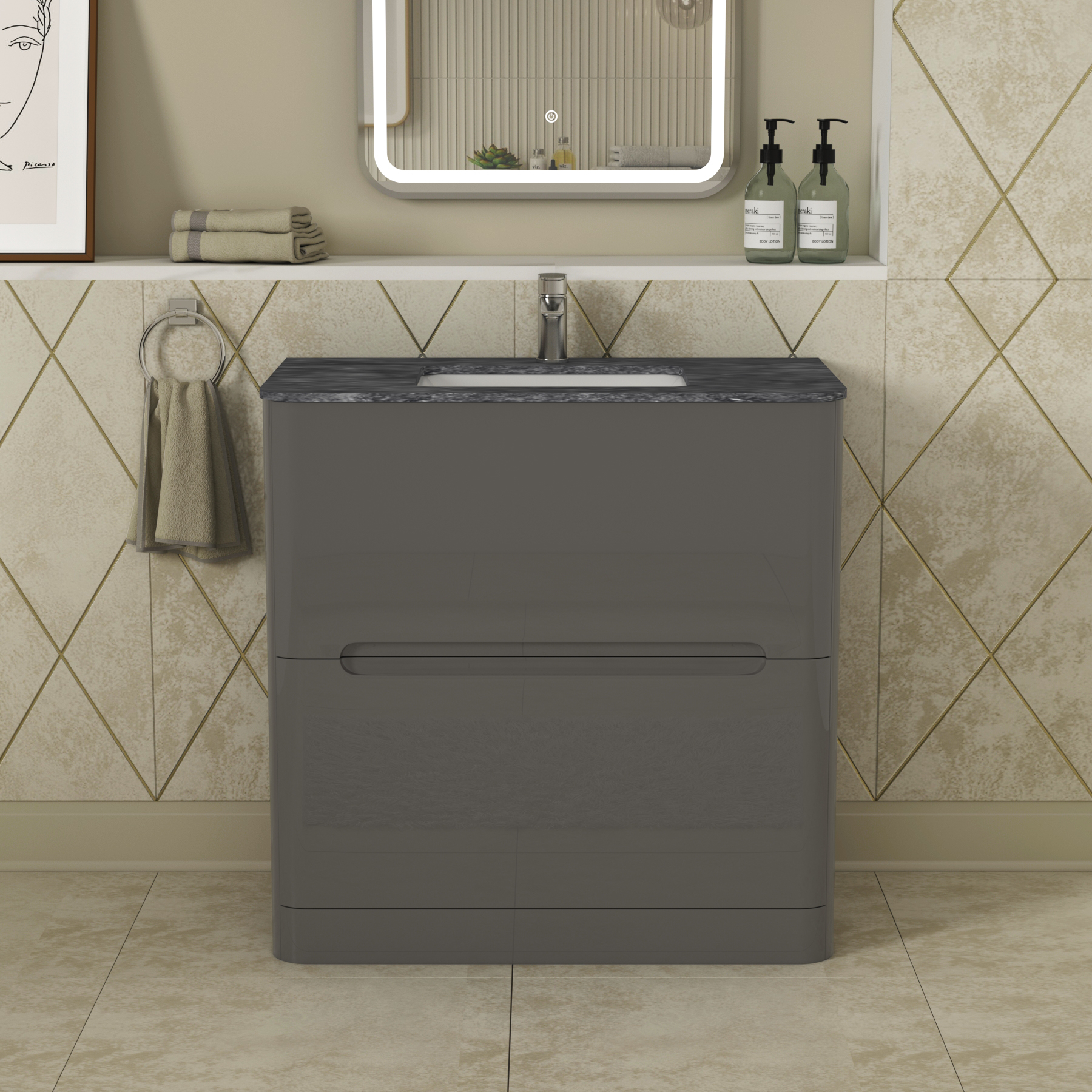 Infinity black deals medicine cabinet