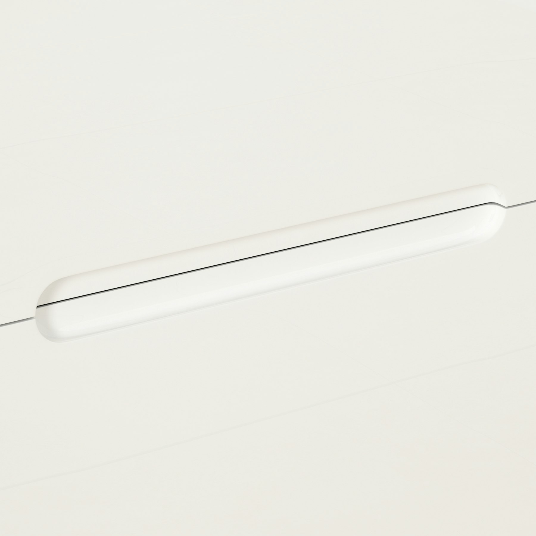 Infinity 600mm Gloss White Floor Standing Vanity Unit 2 Drawer with Carrara White Top