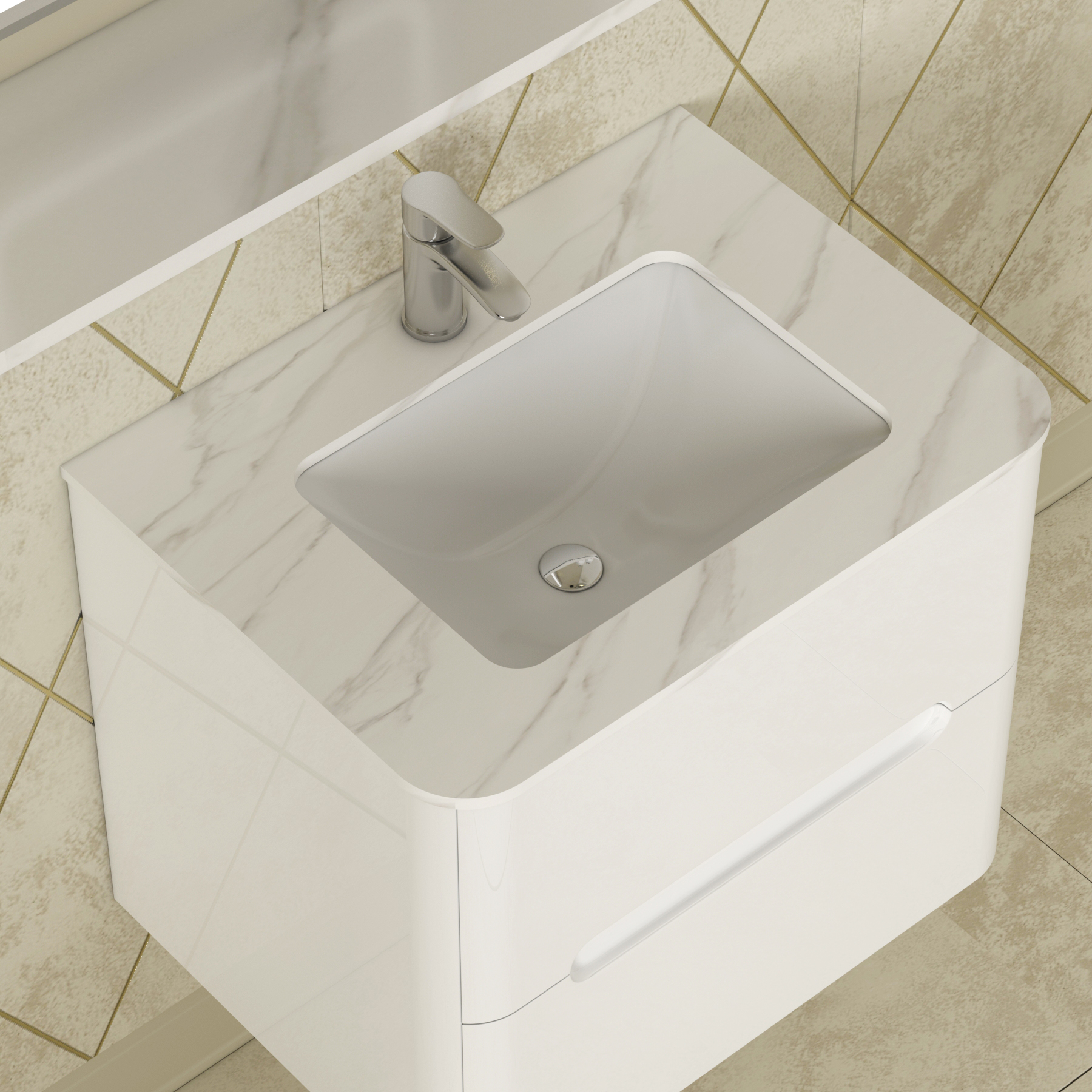 Infinity sink discount vanity