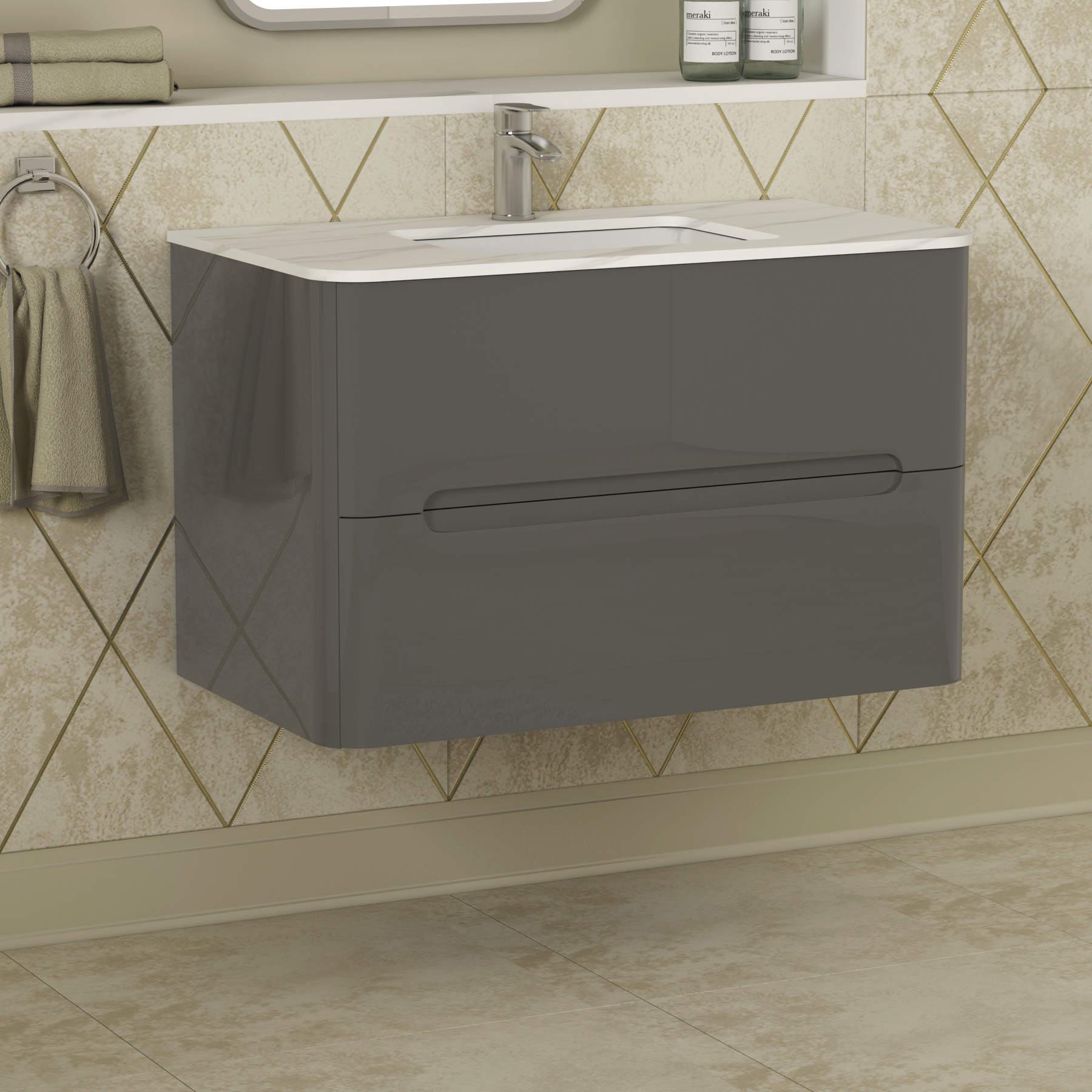 Infinity hot sale sink vanity