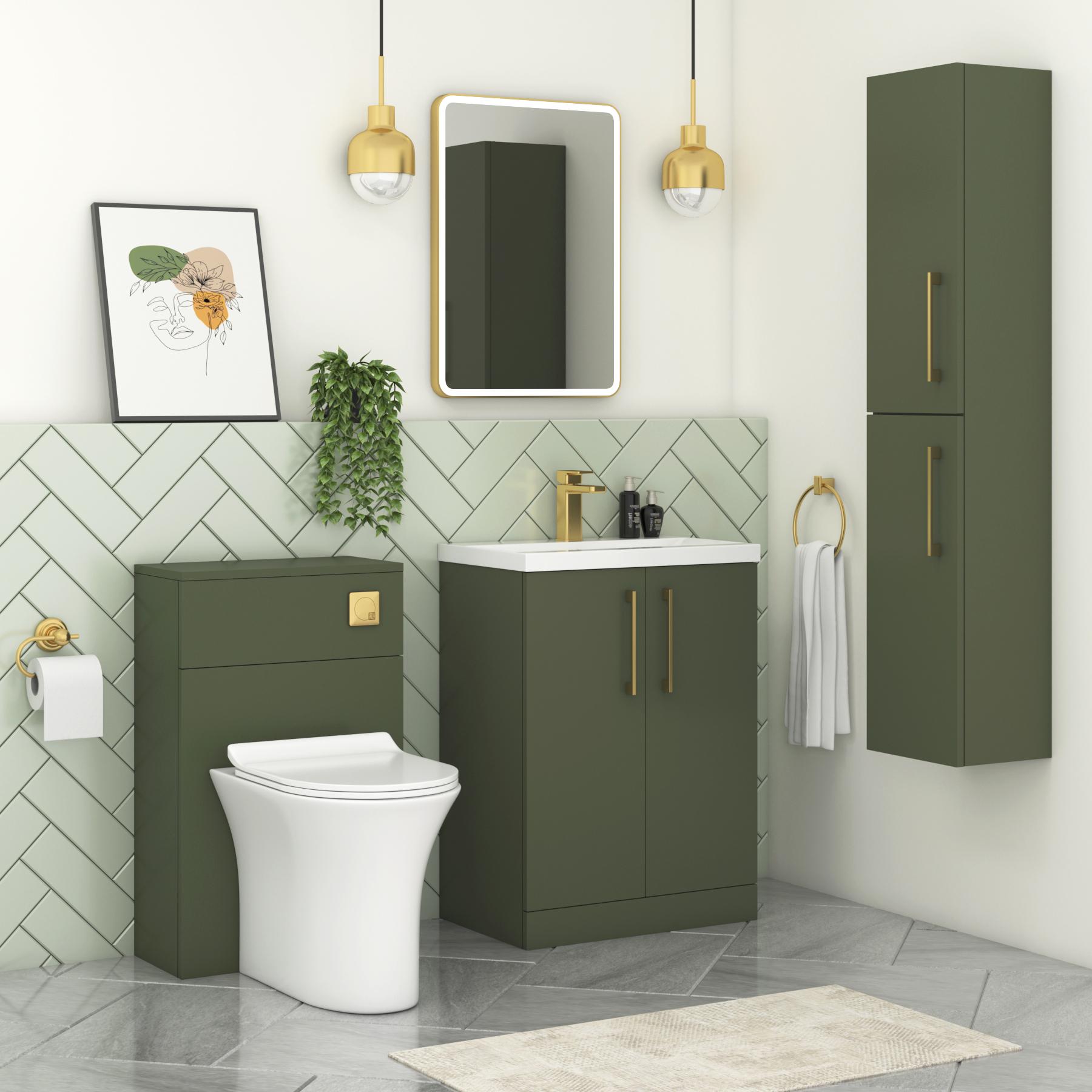 Green bath vanity sales