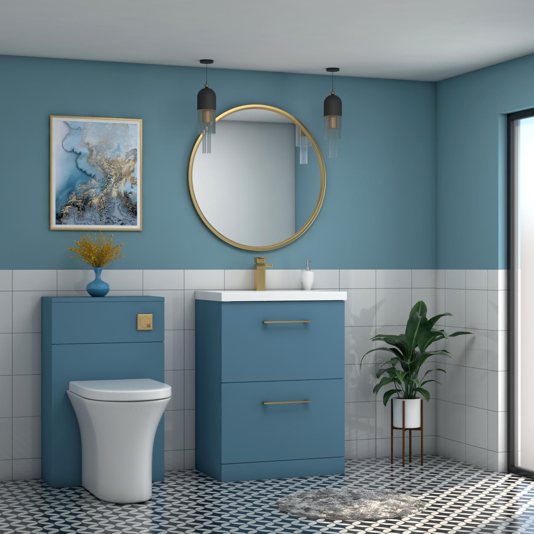 Blue sink outlet unit