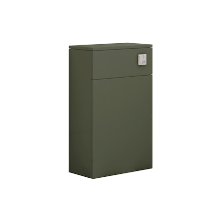 Modena 500mm Satin Green BTW Back to Wall Toilet WC Unit
