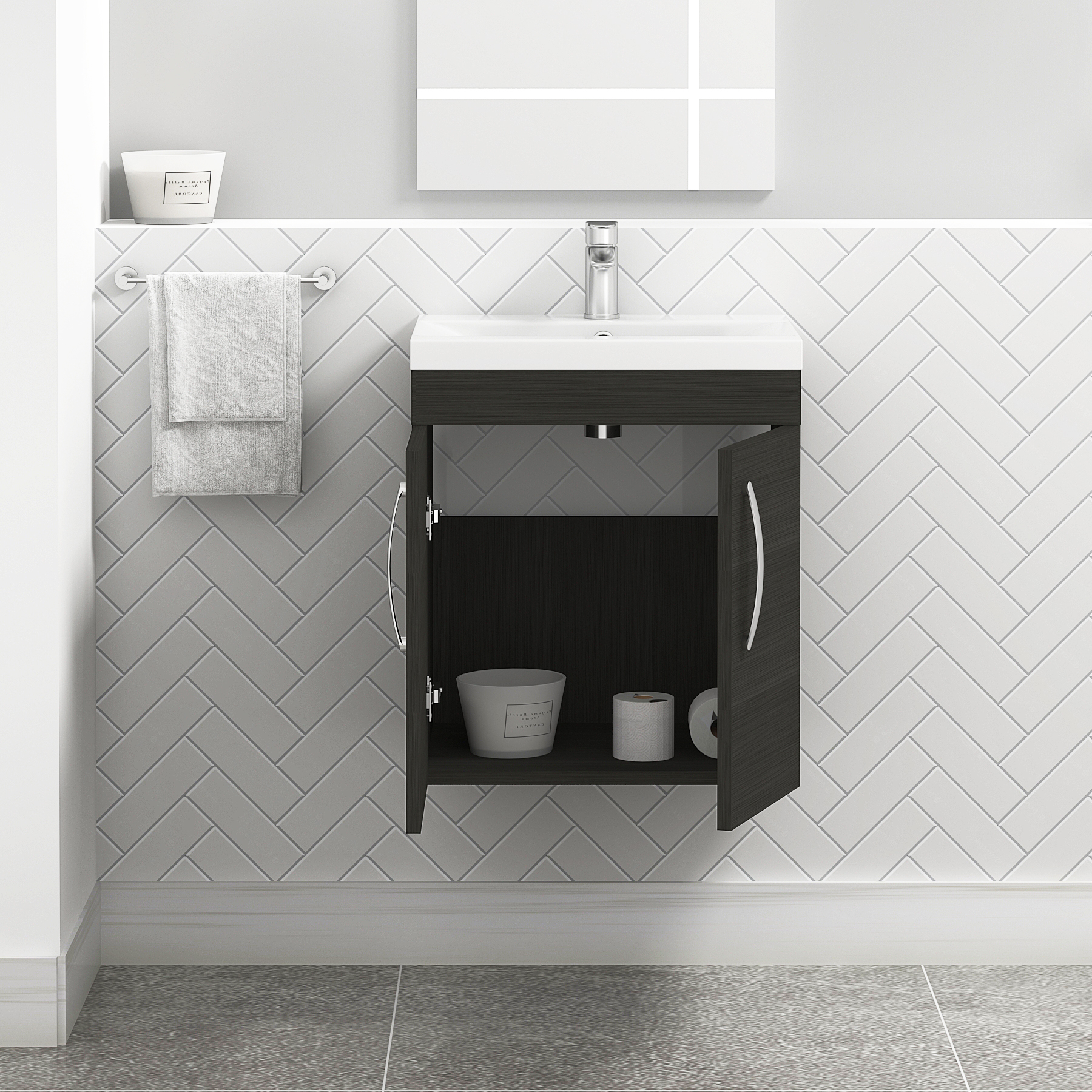 View of Minimalist Vanity - Etsy