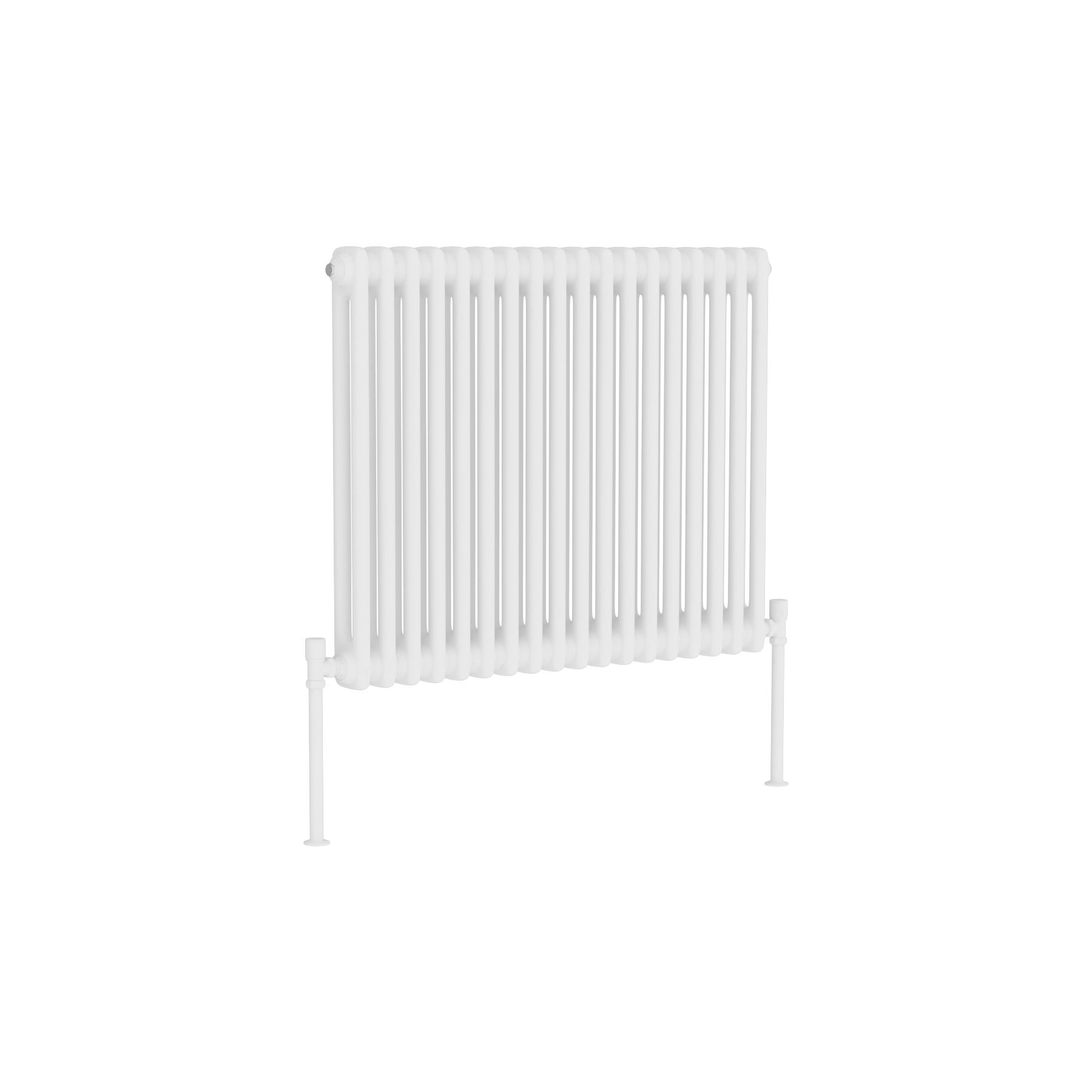 Fluxx Horizontal White Double Column Radiators