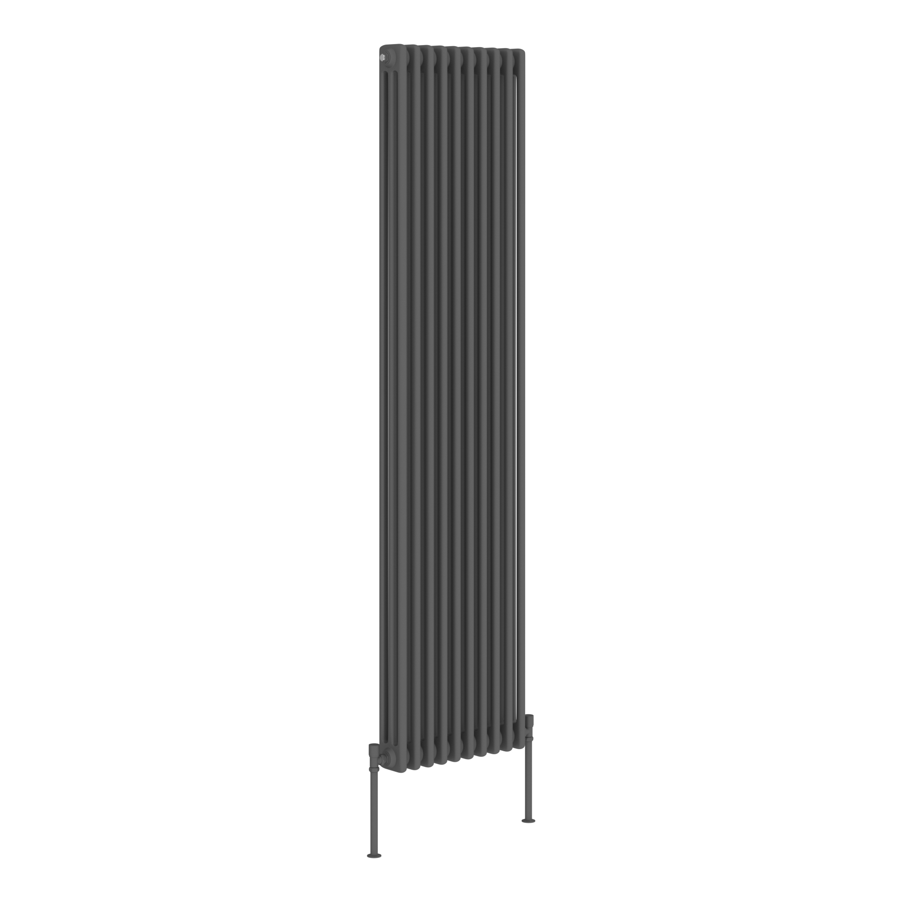 Fluxx Anthracite Vertical Triple Column Radiator - 1800 x 470mm