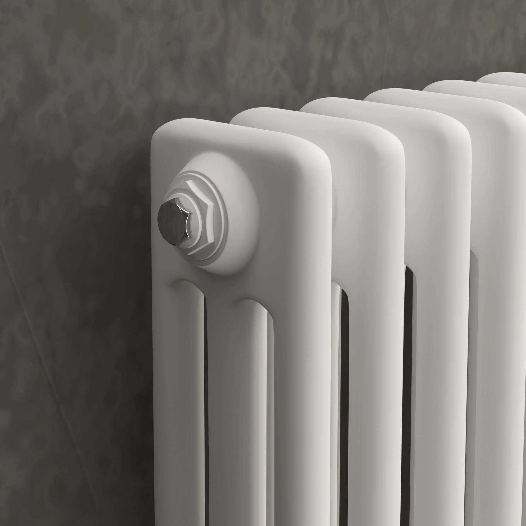 Fluxx Vertical White Triple Column Radiators