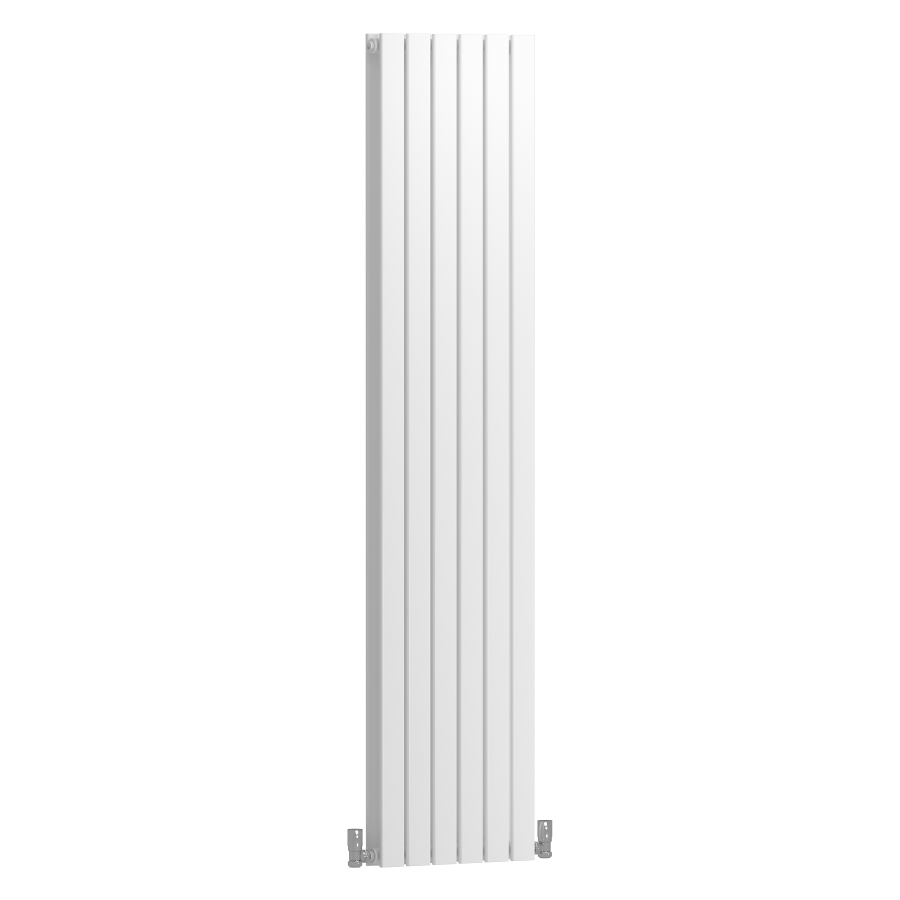 Aurexa White Vertical Designer Radiator 1800 x 408mm - Double Flat Panel