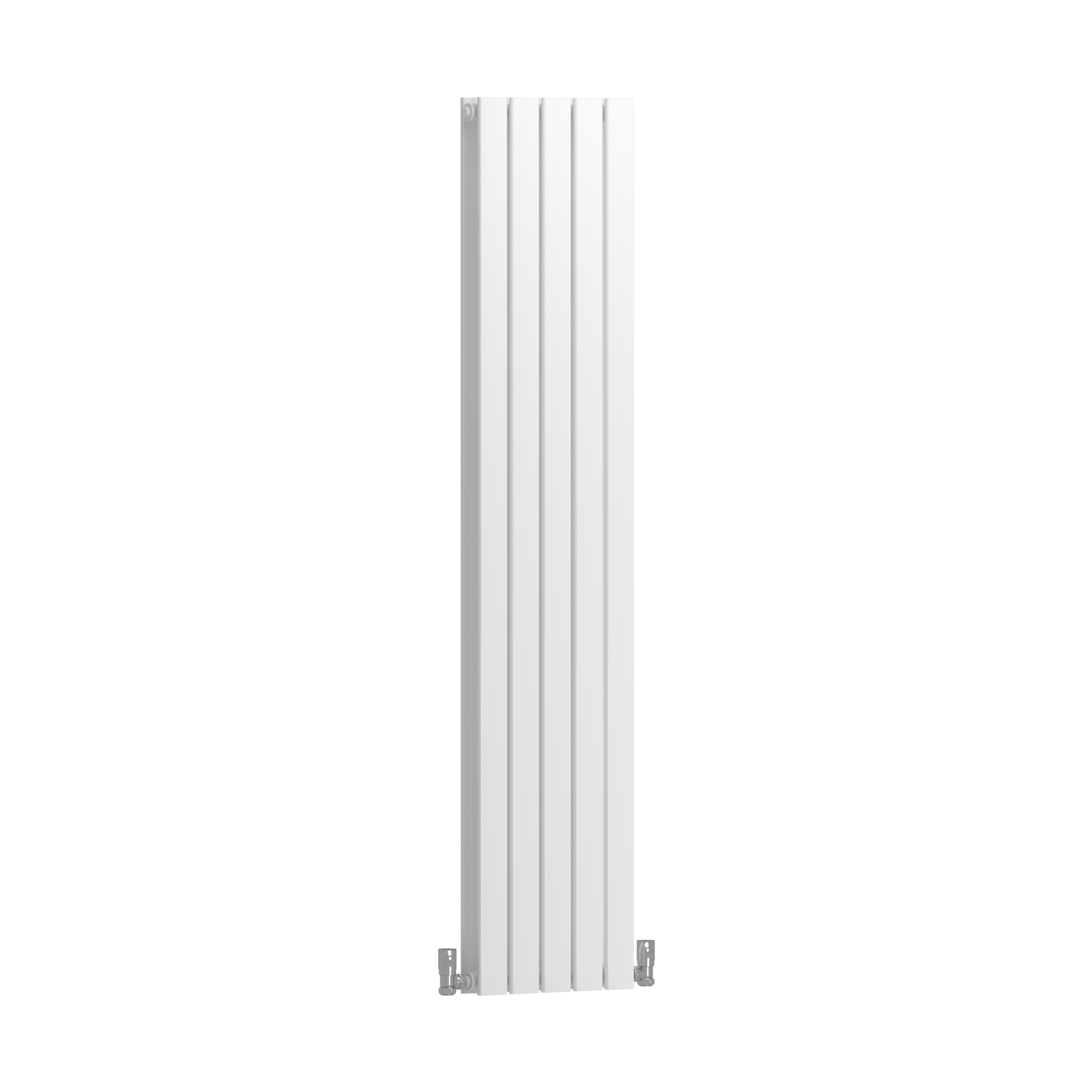 Aurexa White Vertical Designer Radiator 1600 x 340mm - Double Flat Panel