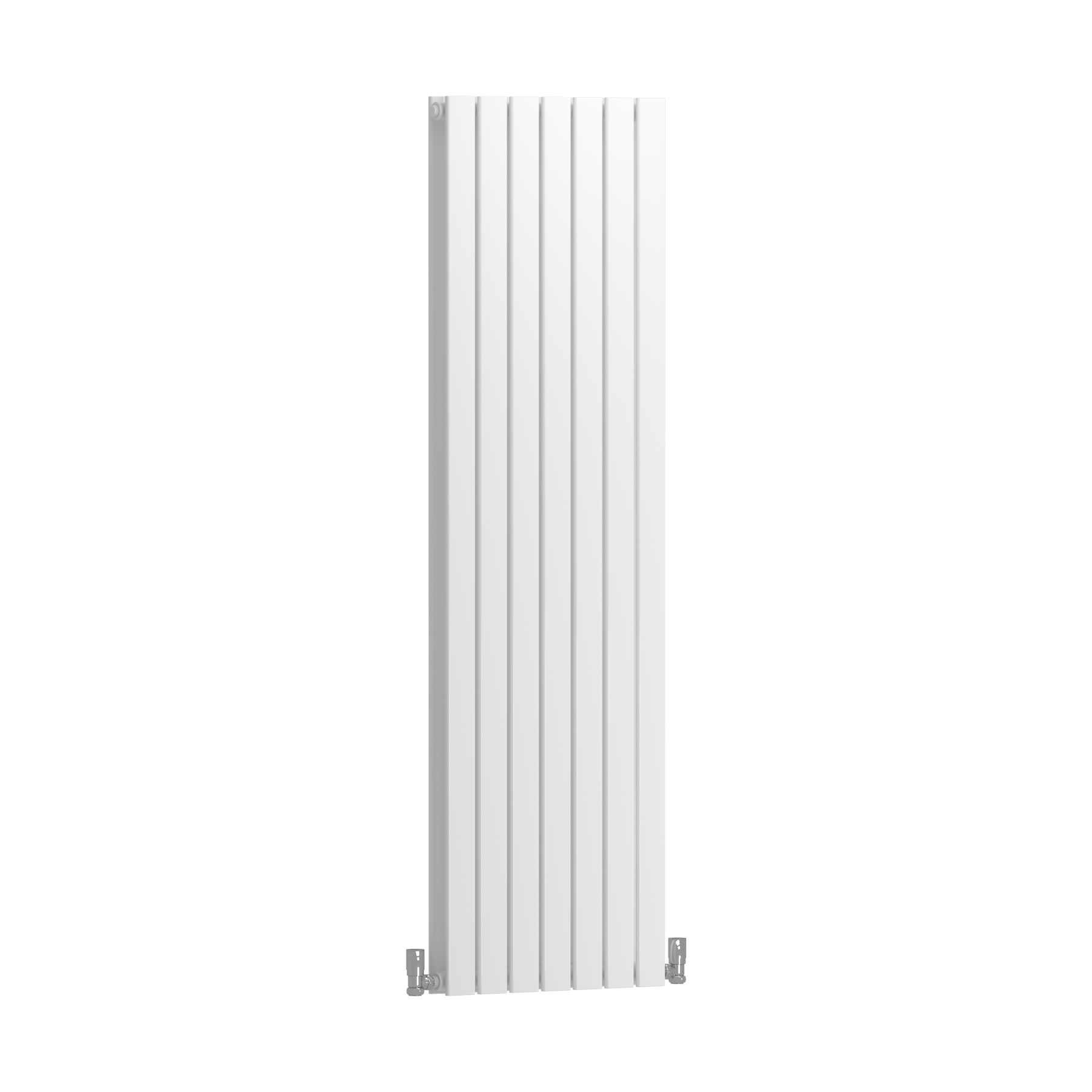 Aurexa White Vertical Designer Radiator 1600 x 476mm - Double Flat Panel