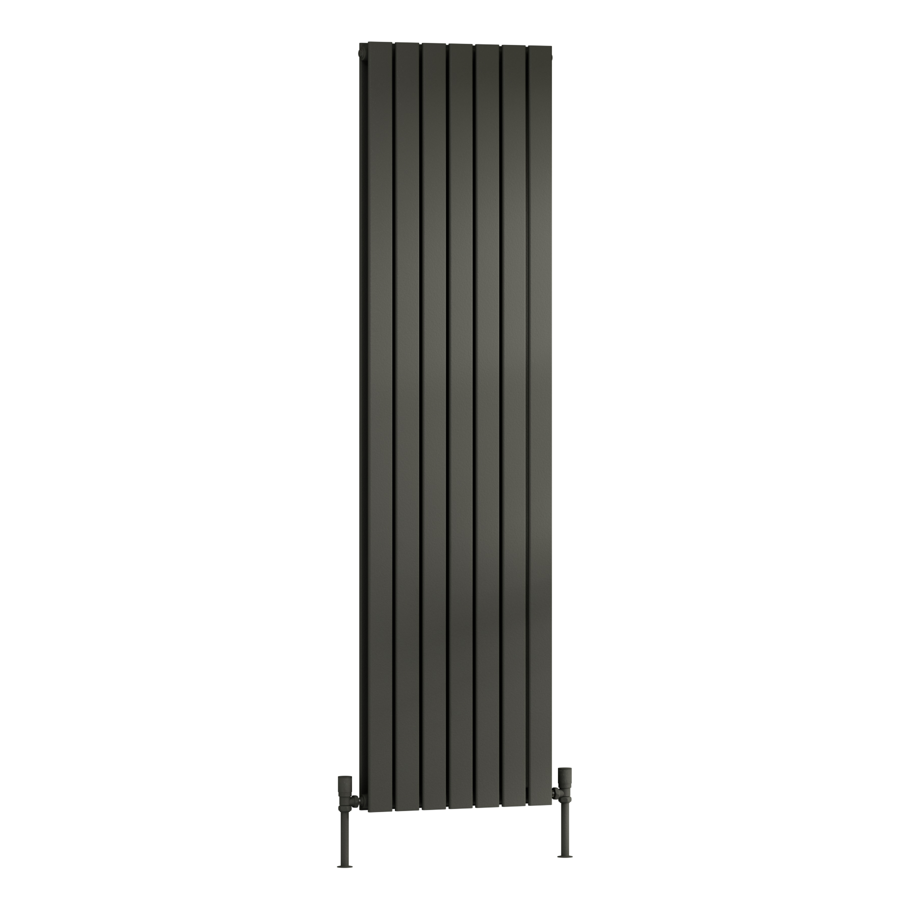 Aurexa Anthracite Vertical Designer Radiator 1800 x 476mm - Double Flat Panel