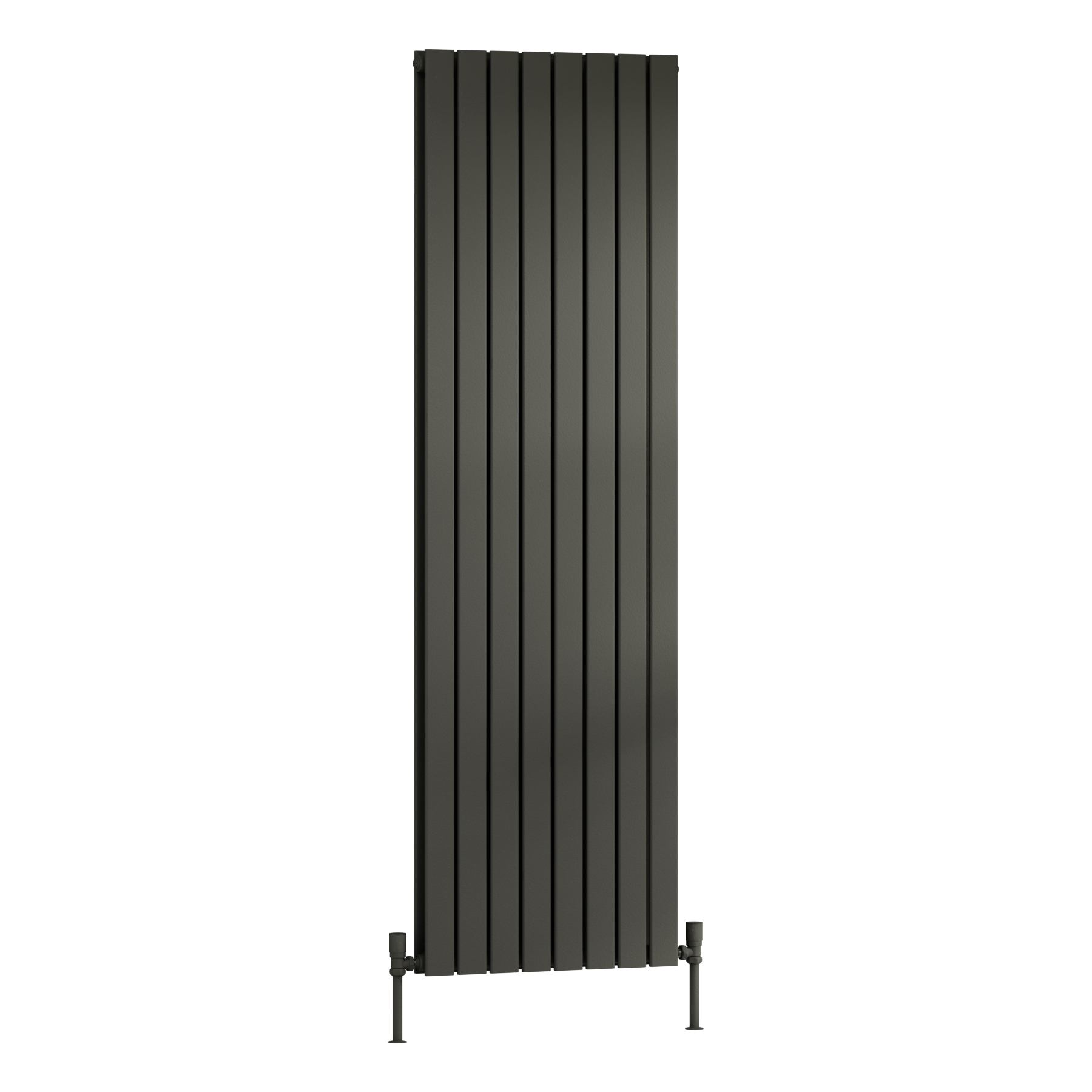 Aurexa Anthracite Vertical Designer Radiator 1800 x 544mm - Double Flat Panel