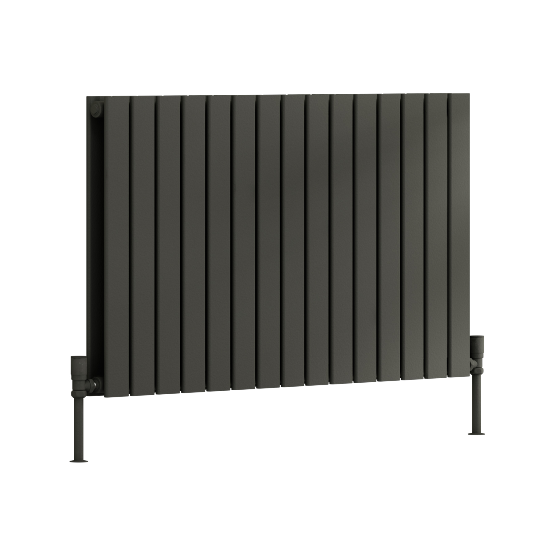 Aurexa Anthracite Horizontal Designer Radiator 600 x 1020mm