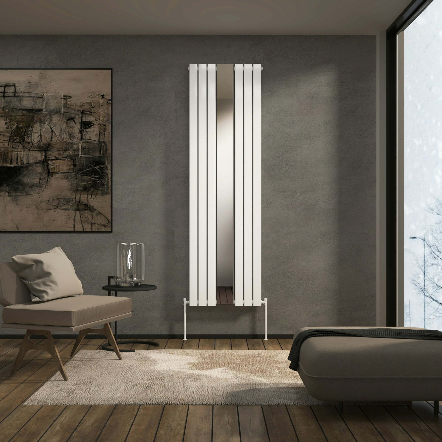 Vertical Radiators Modern Radiators Living Room Milano X ECOSO