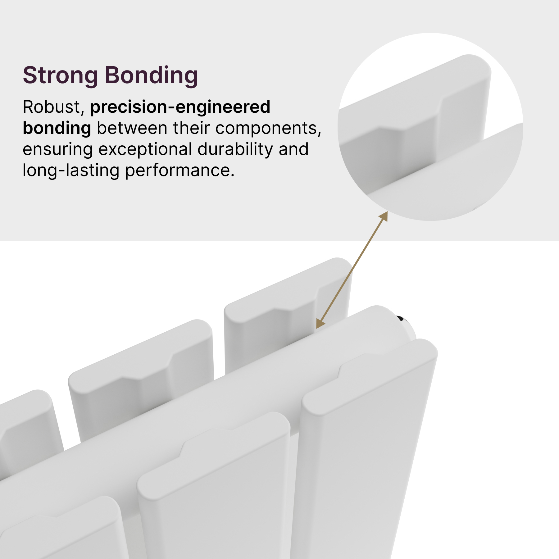 Aurexa White Vertical Designer Radiator Multiple Sizes - Flat Panel