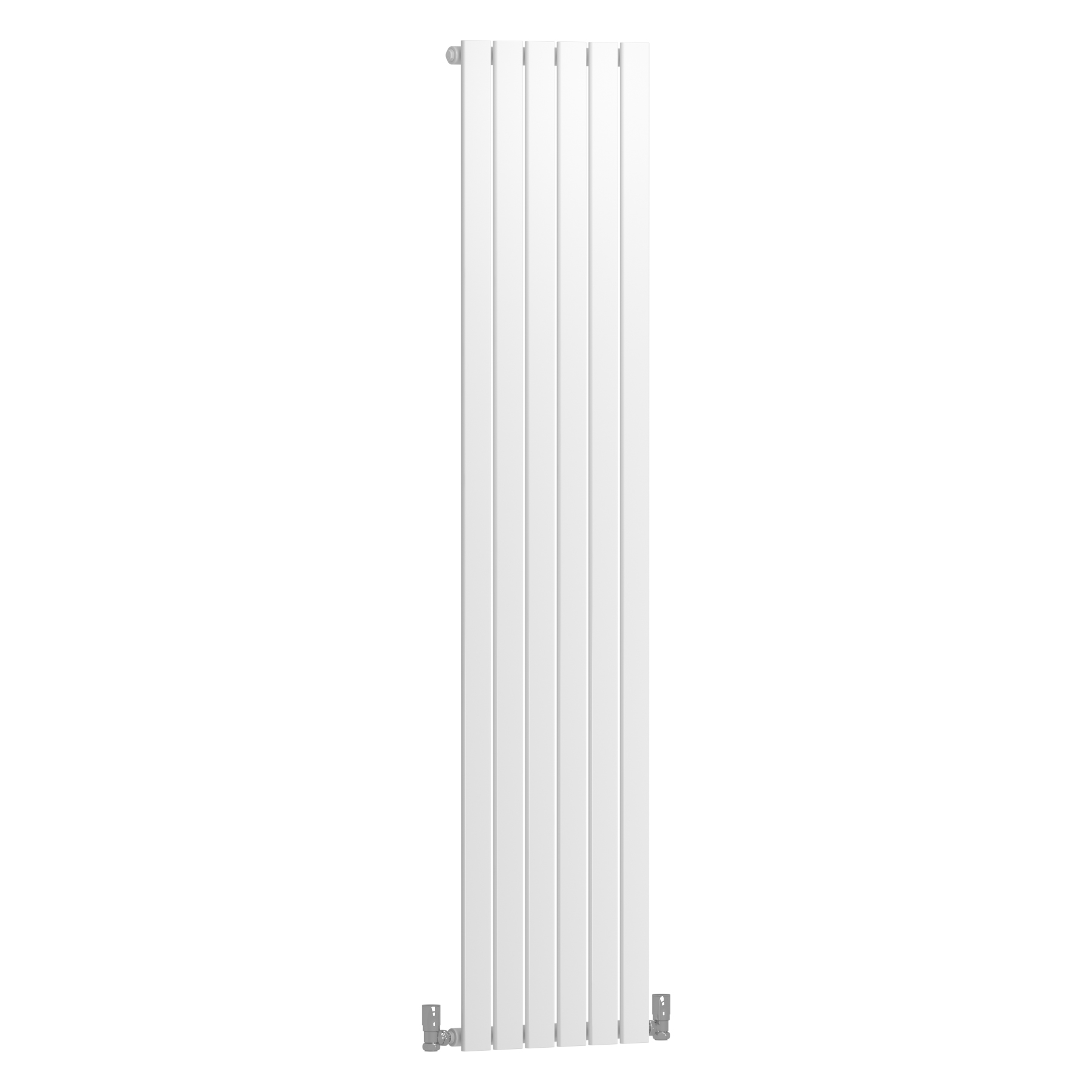 Aurexa White Vertical Designer Radiator 1800 x 408mm - Single Flat Panel