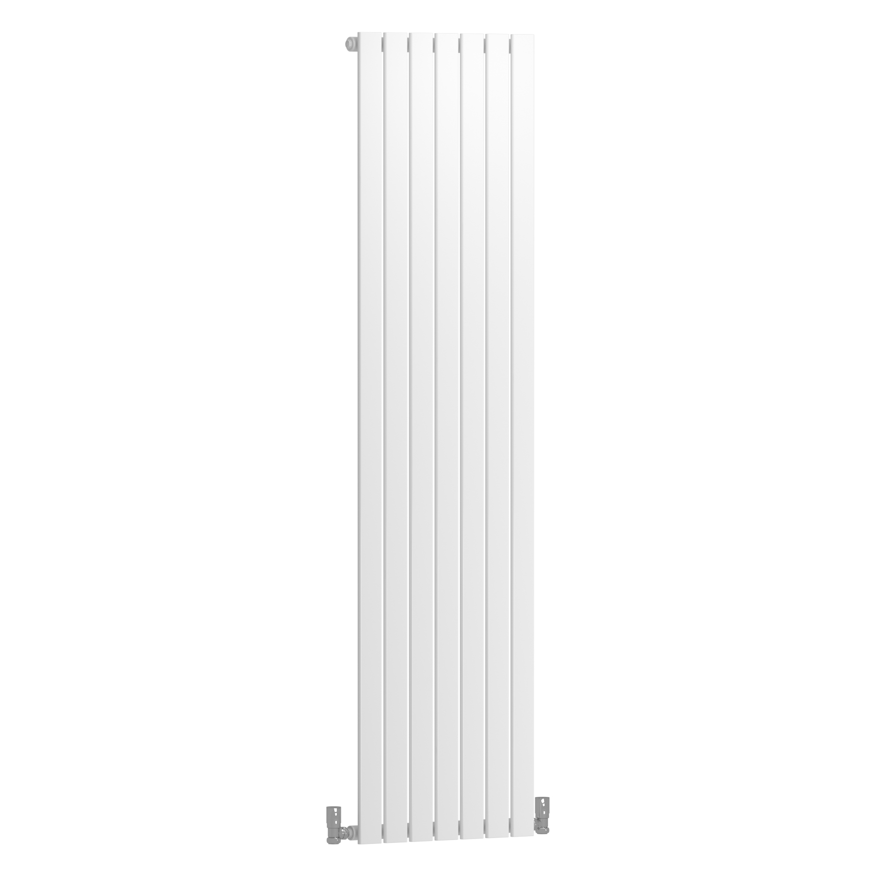 Aurexa White Vertical Designer Radiator Multiple Sizes - Flat Panel