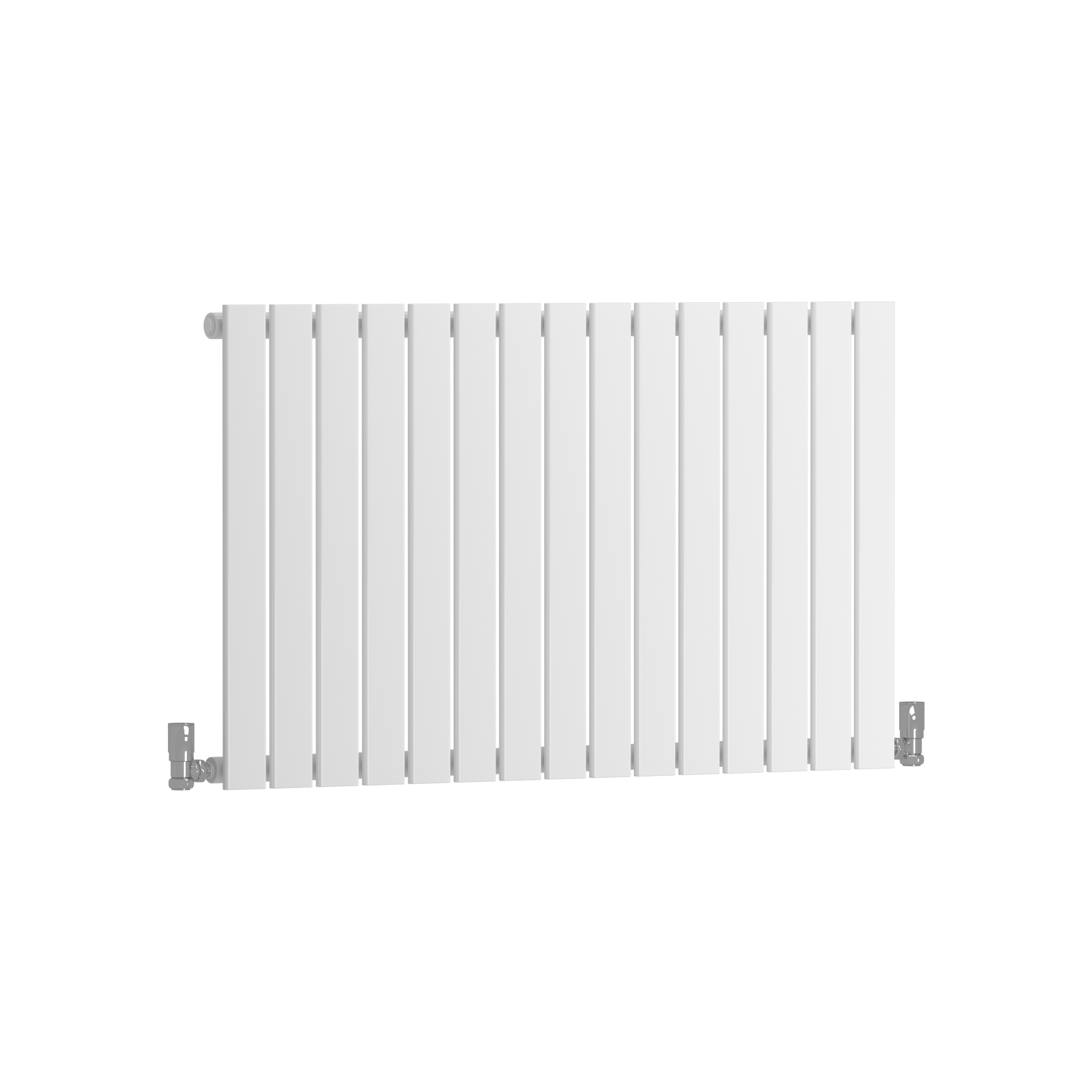 Aurexa White Horizontal Designer Radiator 600 x 1020mm - Single Flat Panel