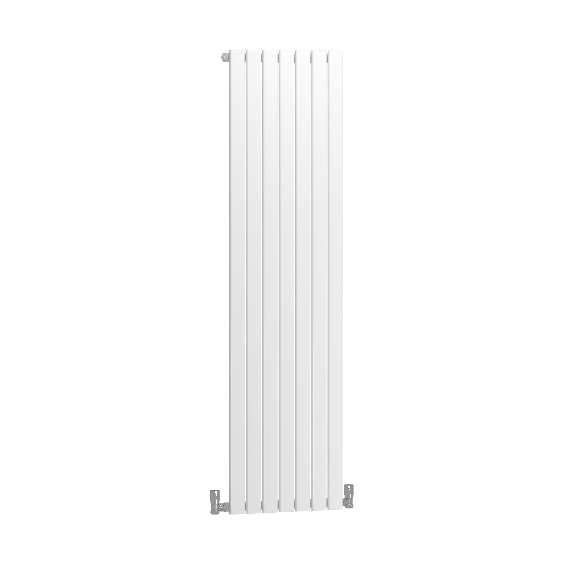 Aurexa White Vertical Designer Radiator 1600 x 476mm - Single Flat Panel