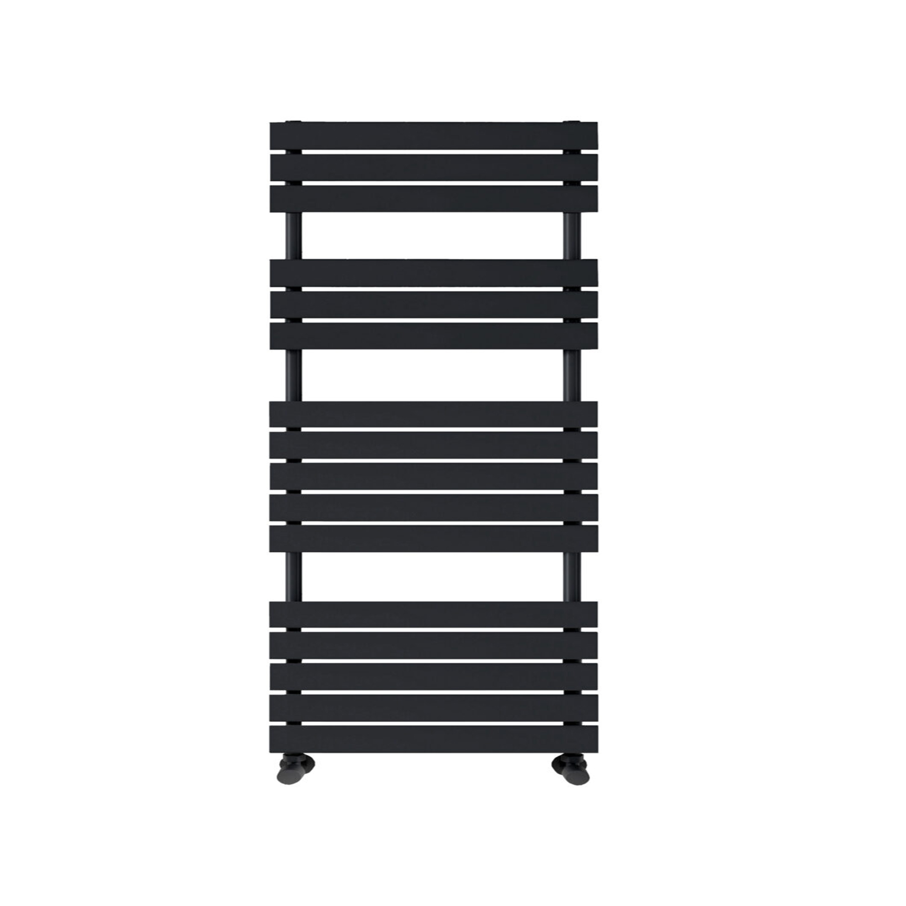 Majestic Heated Towel Rail 1600 x 600mm Straight Ladder - Matt Black