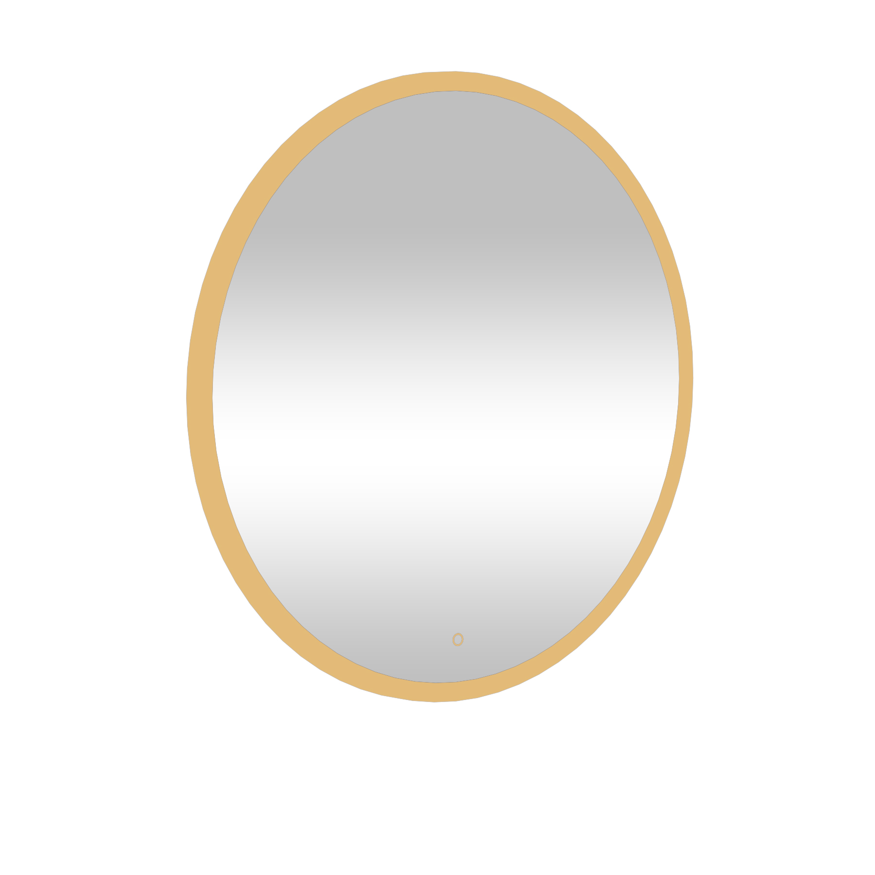 Avenza Frontlit Framed LED Cabinet Illuminated Round Mirror with Demister Pad & Touch Sensor