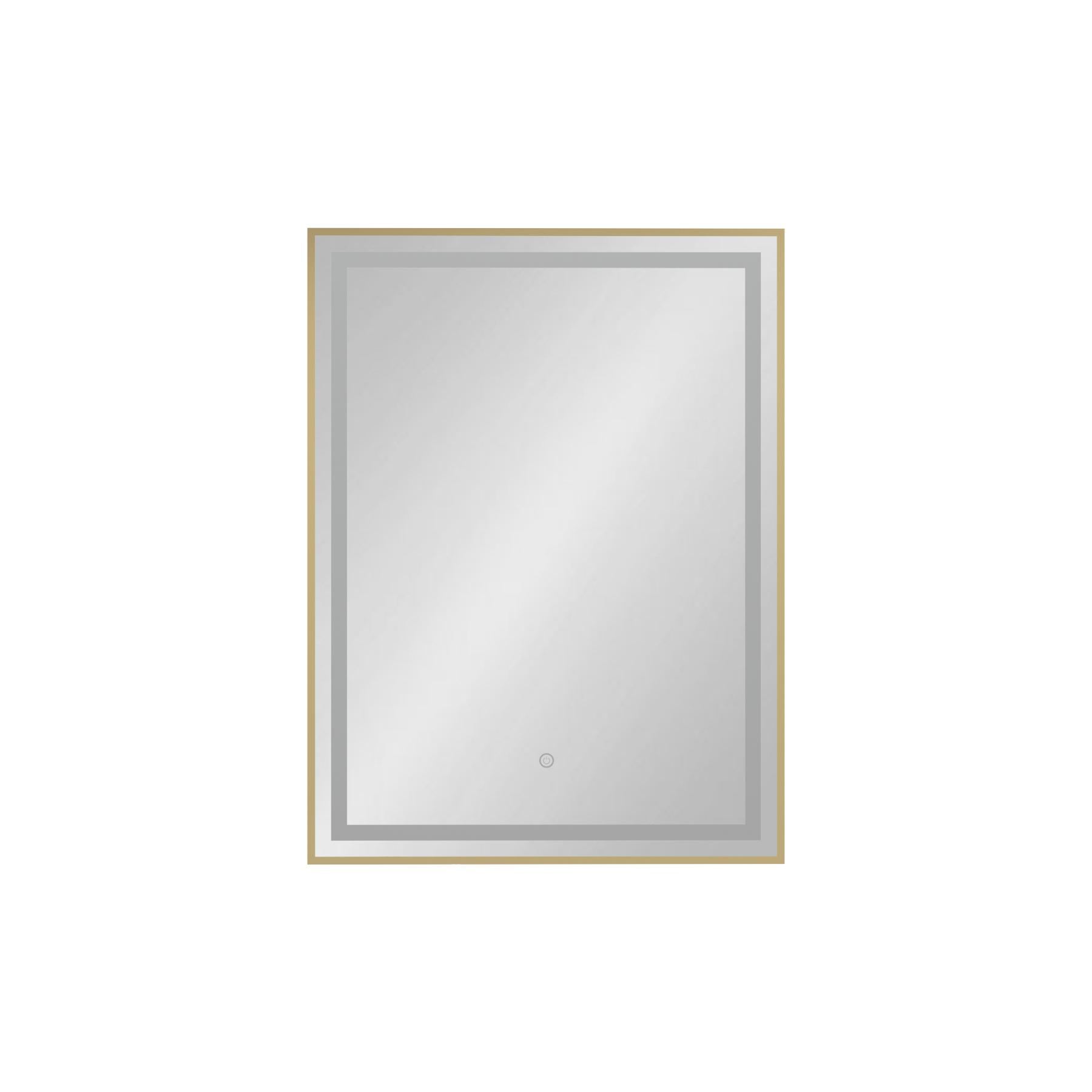 Oslo Frontlit LED Illuminated Framed Mirror with Demister Pad & Touch Sensor - Multiple Colours & Sizes