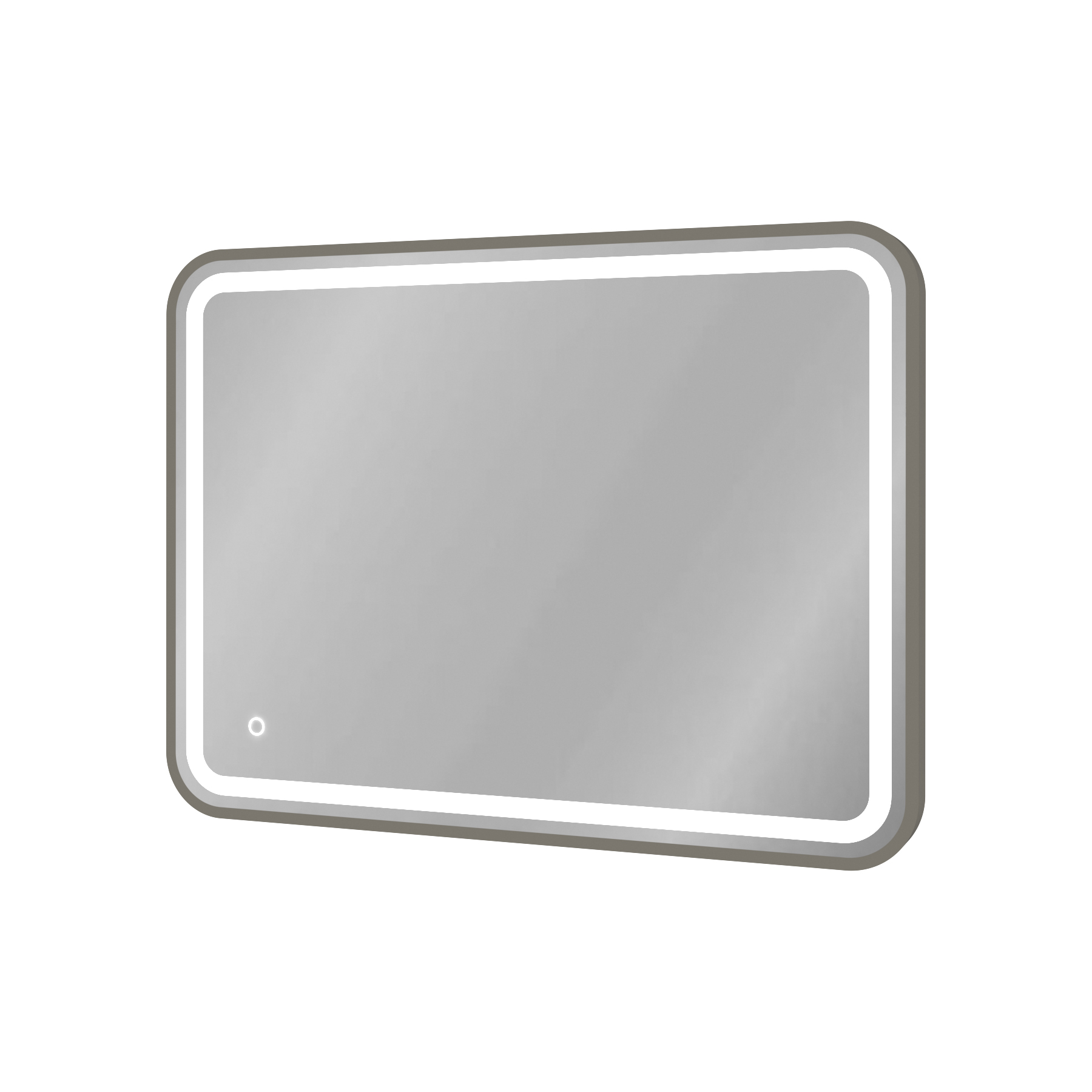 Luna Frontlit LED Framed Illuminated  Bathroom Mirror with Demister Pad & Touch Sensor - Multiple Colours & Sizes