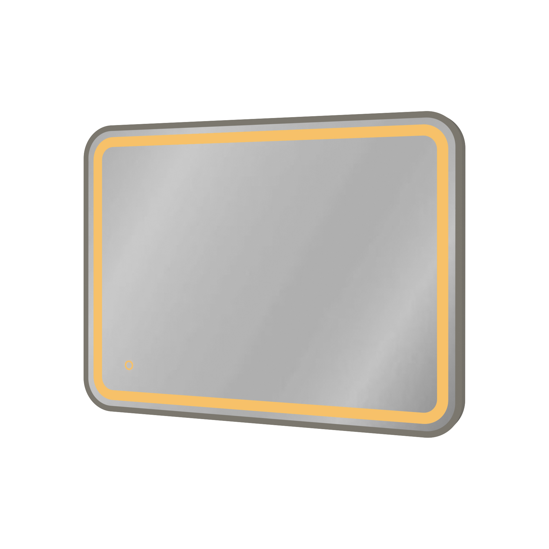 Luna Frontlit LED Framed Illuminated  Bathroom Mirror with Demister Pad & Touch Sensor - Multiple Colours & Sizes