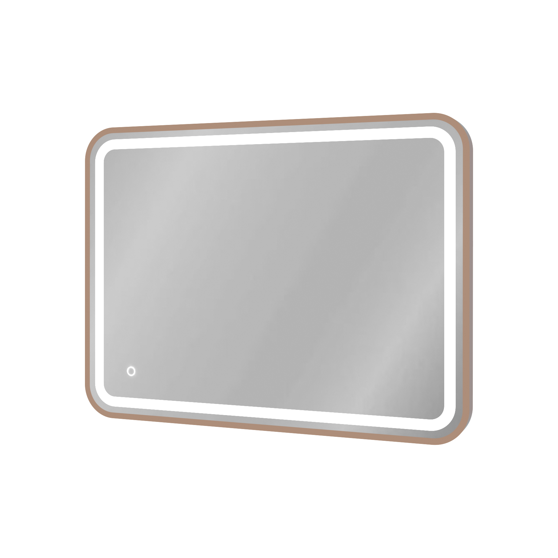 Luna Frontlit LED Framed Illuminated  Bathroom Mirror with Demister Pad & Touch Sensor - Multiple Colours & Sizes