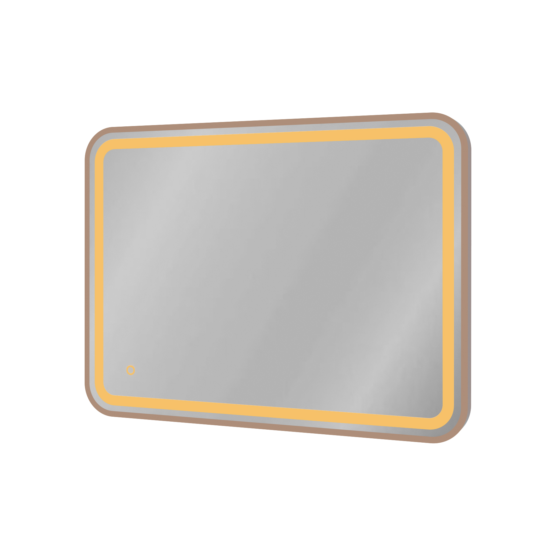 Luna Frontlit LED Framed Illuminated  Bathroom Mirror with Demister Pad & Touch Sensor - Multiple Colours & Sizes